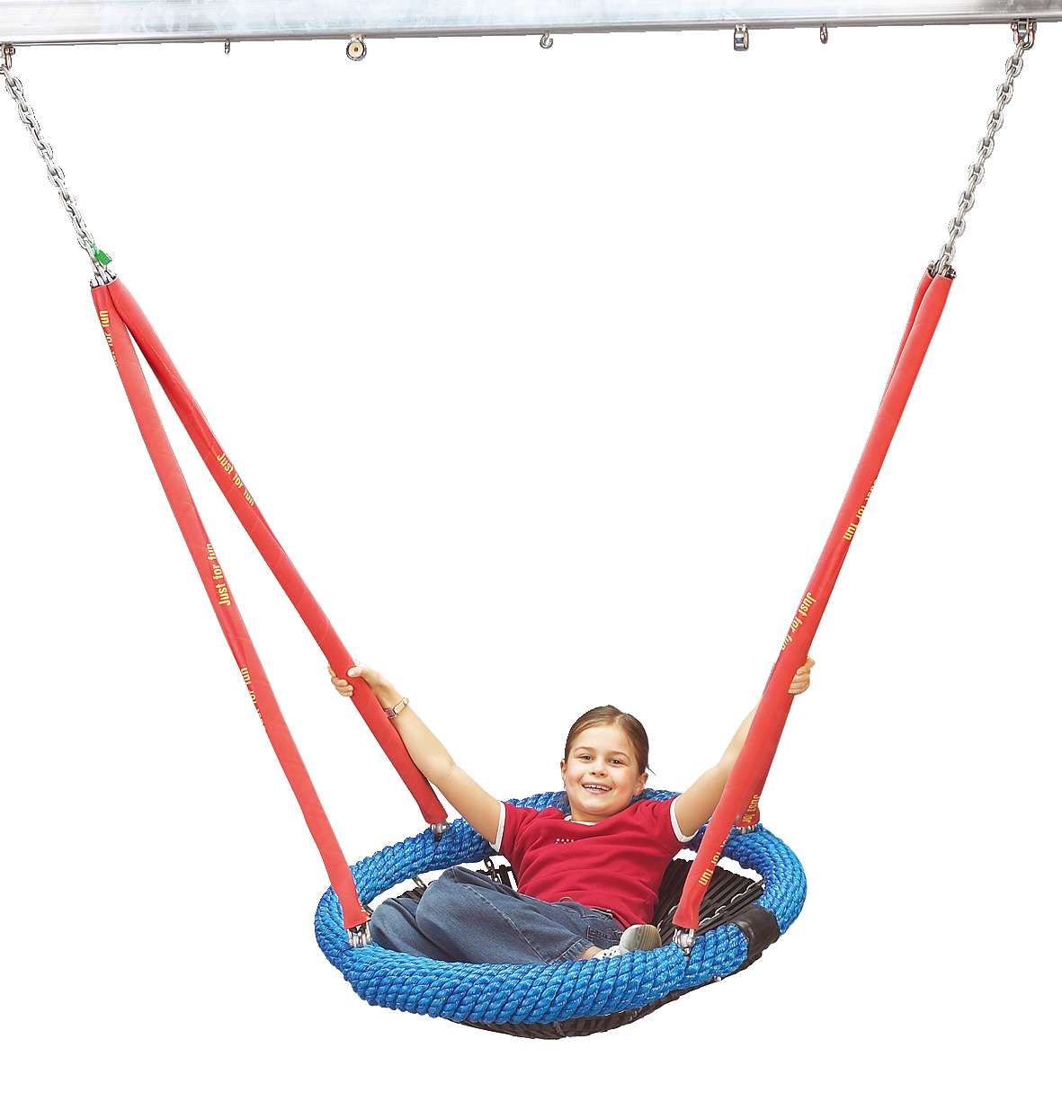 Huck Seiltechnik Schaukelsitz „Mini-Vogelnest“, Aufhängehöhe 200 cm, Schwarz