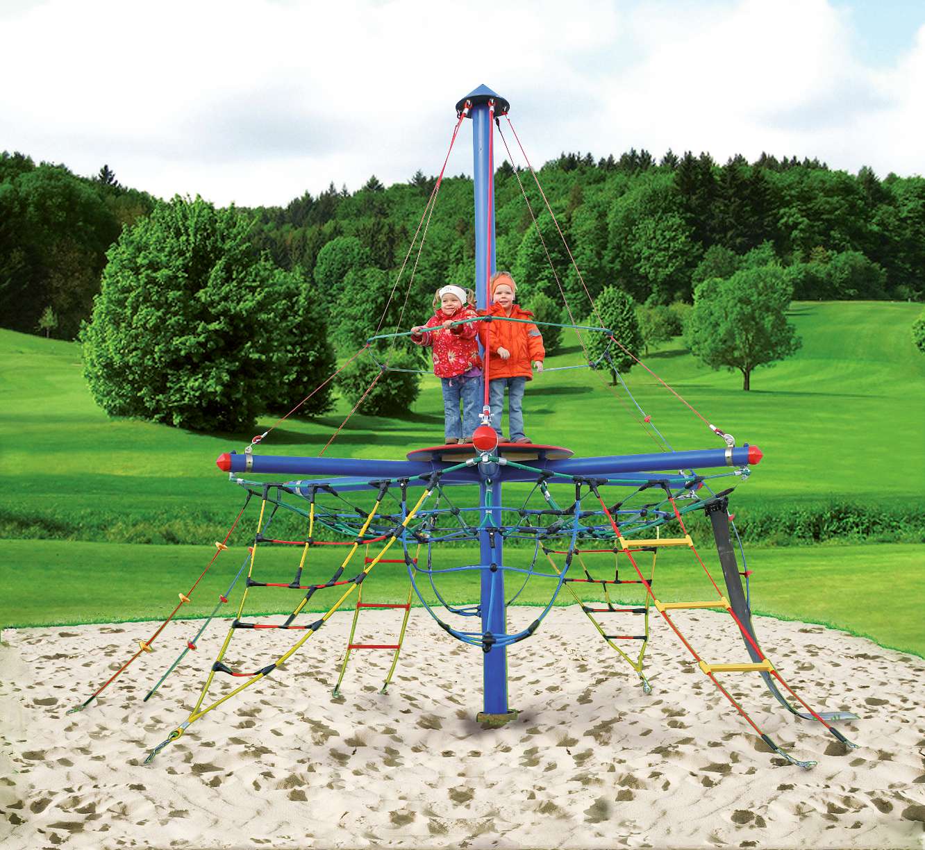 Huck Seiltechnik Seilspielgerät „Piratenturm Mini“