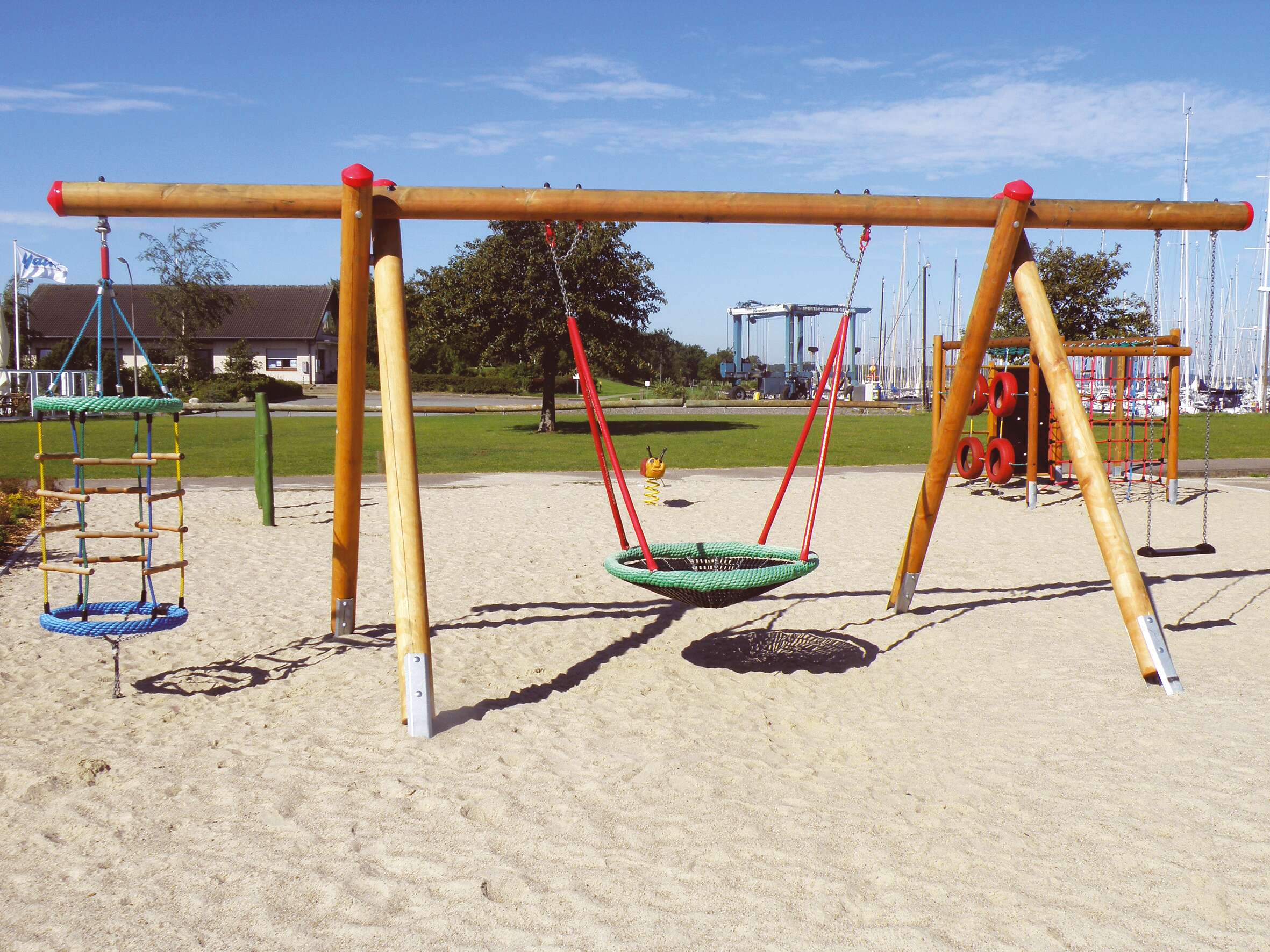 Huck Seiltechnik Schaukelanlage aus Douglasie, Aufhängehöhe 200 cm