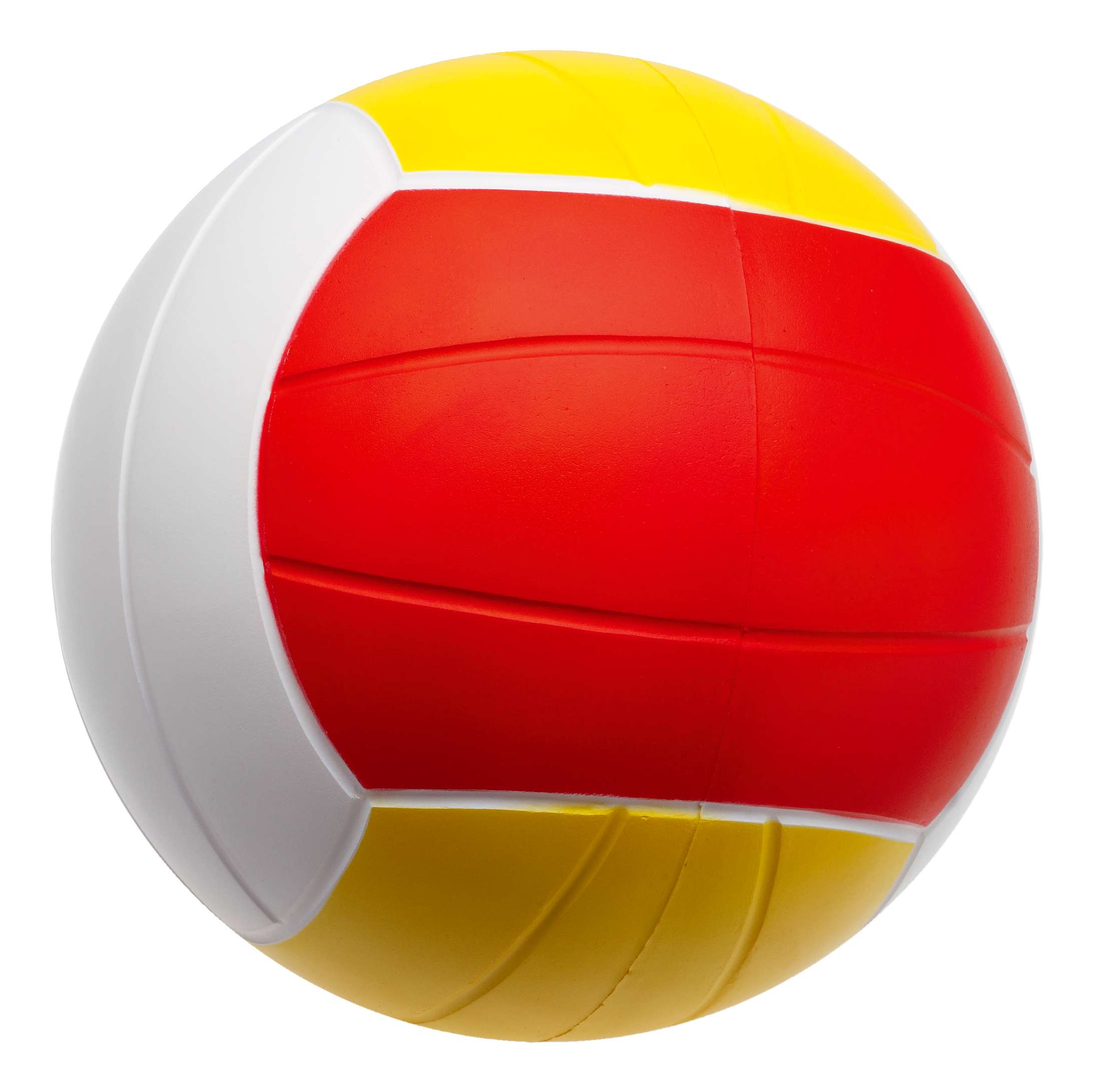 Sport-Thieme Weichschaumball „PU-Volleyball“, Rot/Gelb/Weiß, ø  200 mm, 290 g