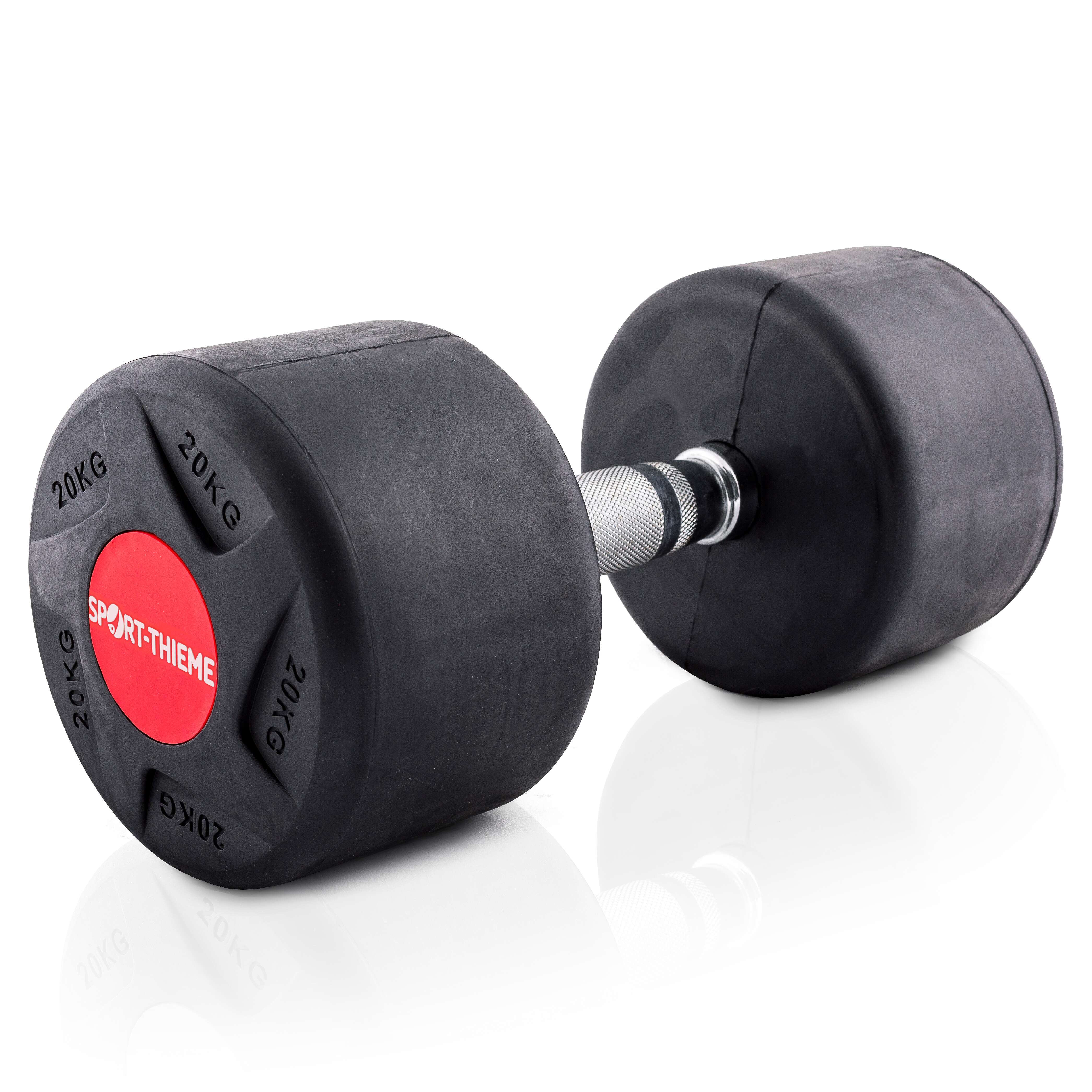 Sport-Thieme Kompakthantel „Gummi“, 20 kg