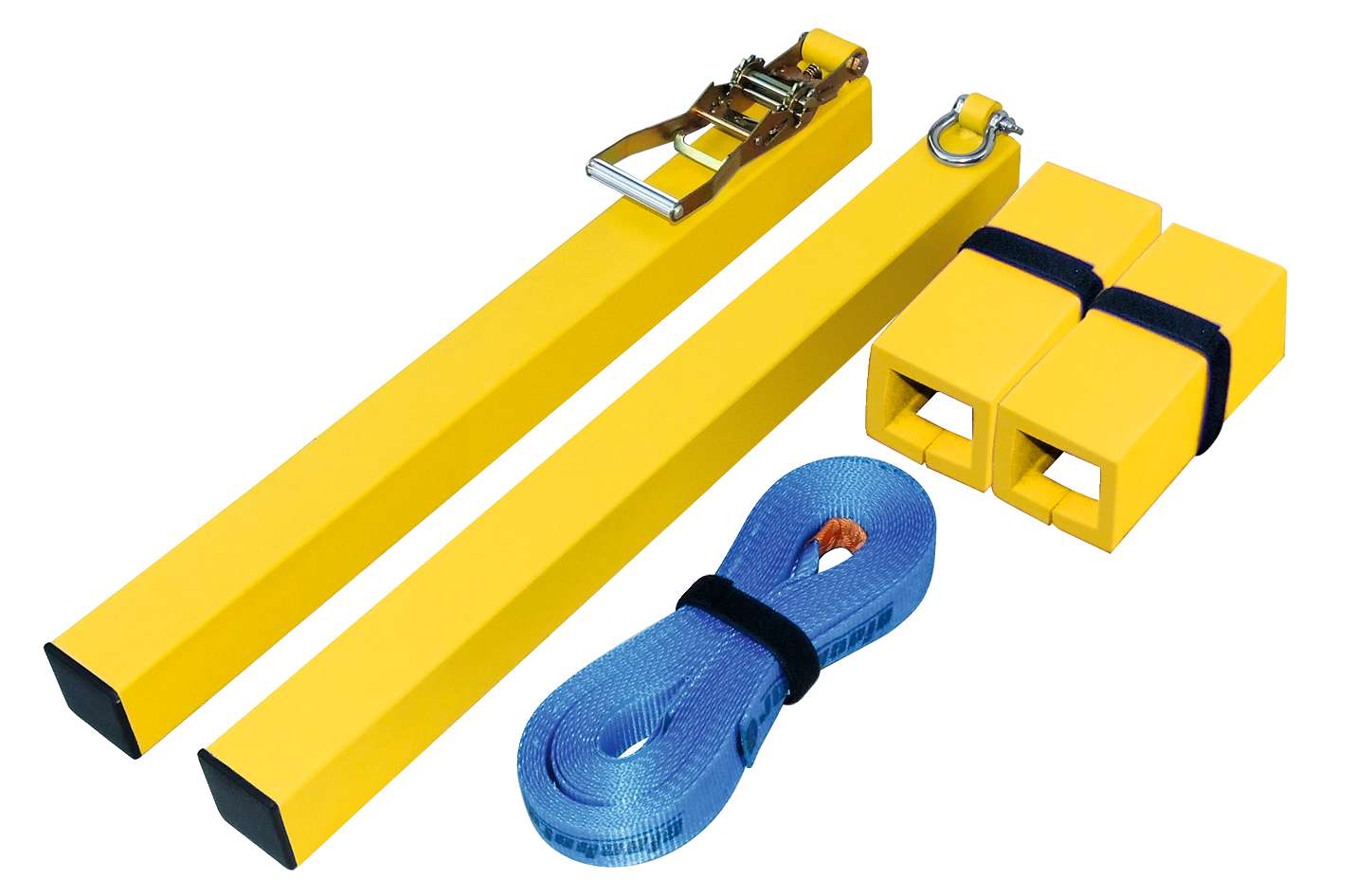 Slackline-Set „Halle“, mit Pfosten, Pfosten 80×80 mm