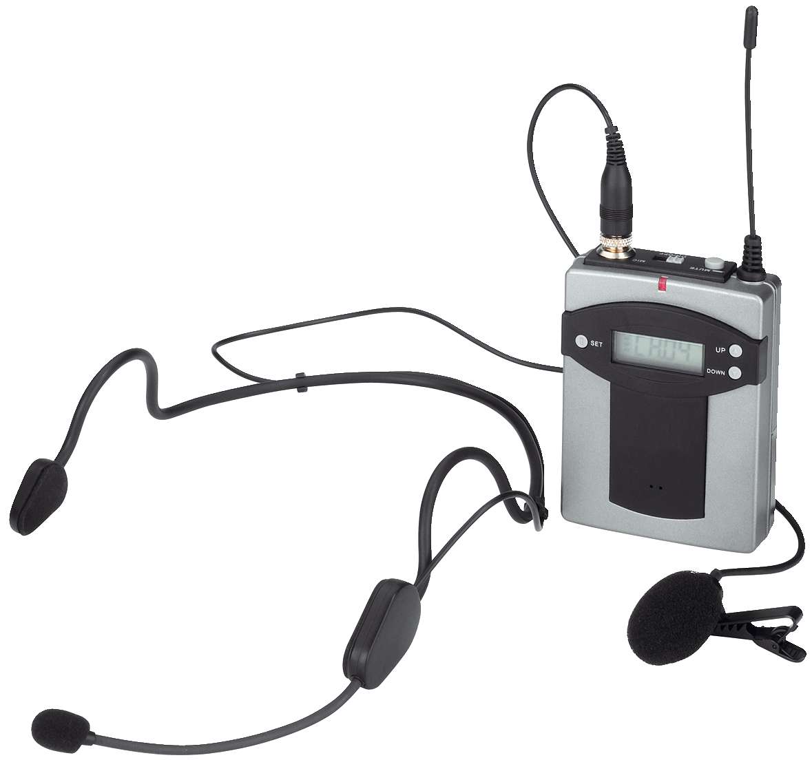 Monacor Taschensender für Akku-Verstärkersystem