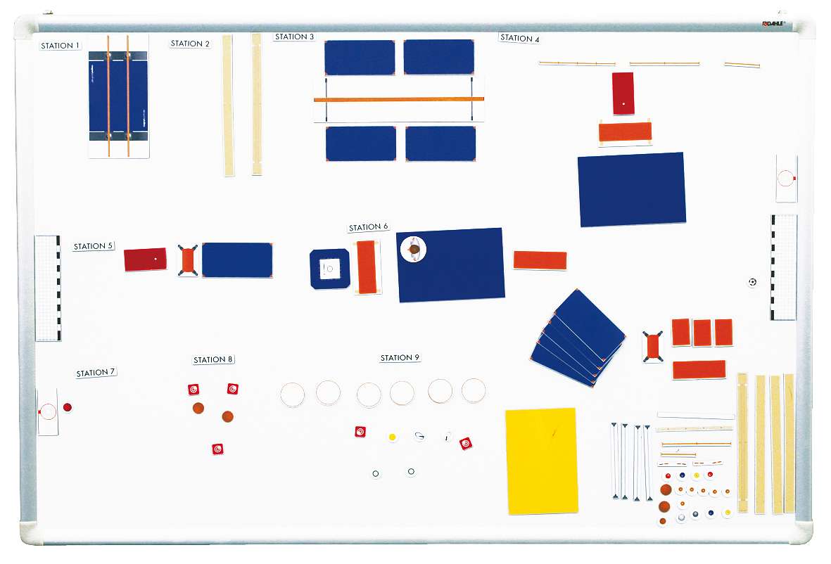 Magnetsporthalle Magnete-Set, Set A