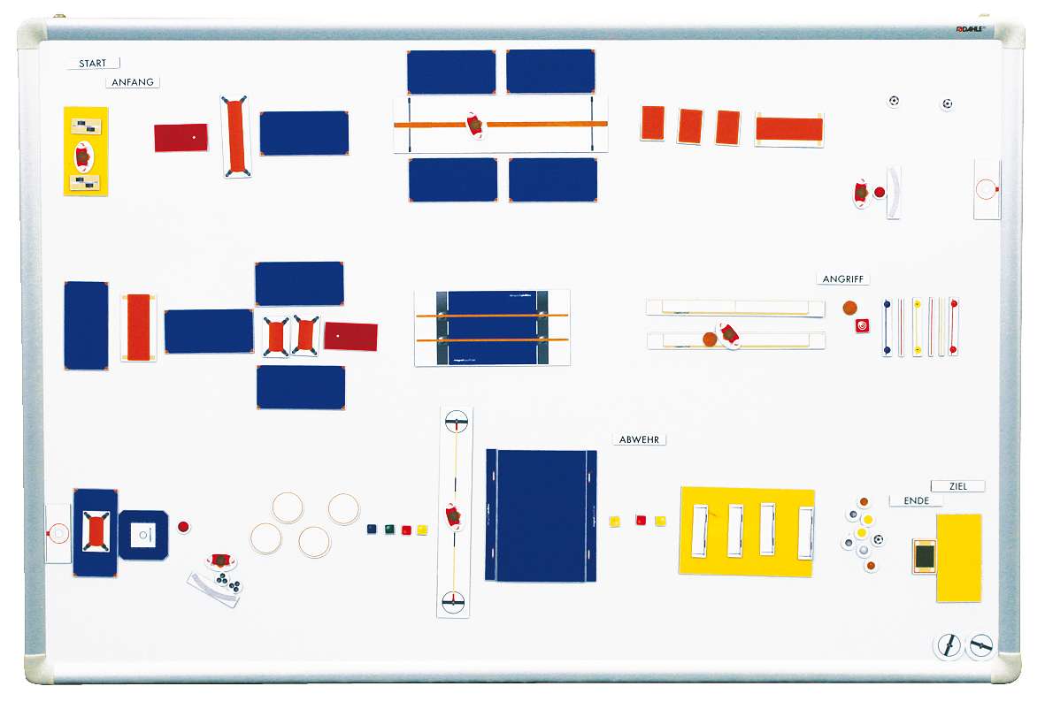 Magnetsporthalle Magnete-Set, Set B