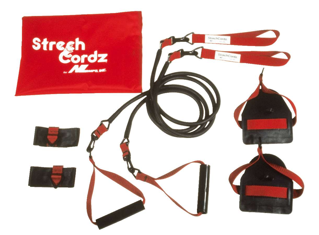 StrechCordz Zugseile-Set „Modular“, Grün, Zugstärke 3,6–10,8 kg