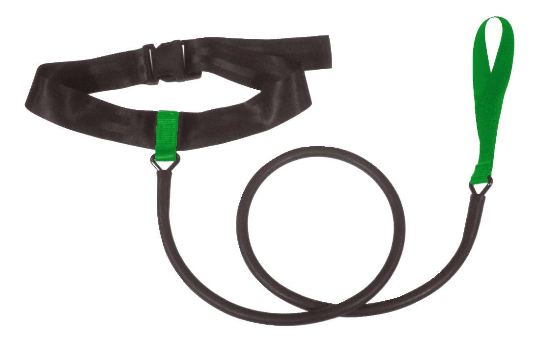 StrechCordz Zugseil „Aqua-Gym Short-Belt“, Grün, Zugstärke 3,6–10,8 kg