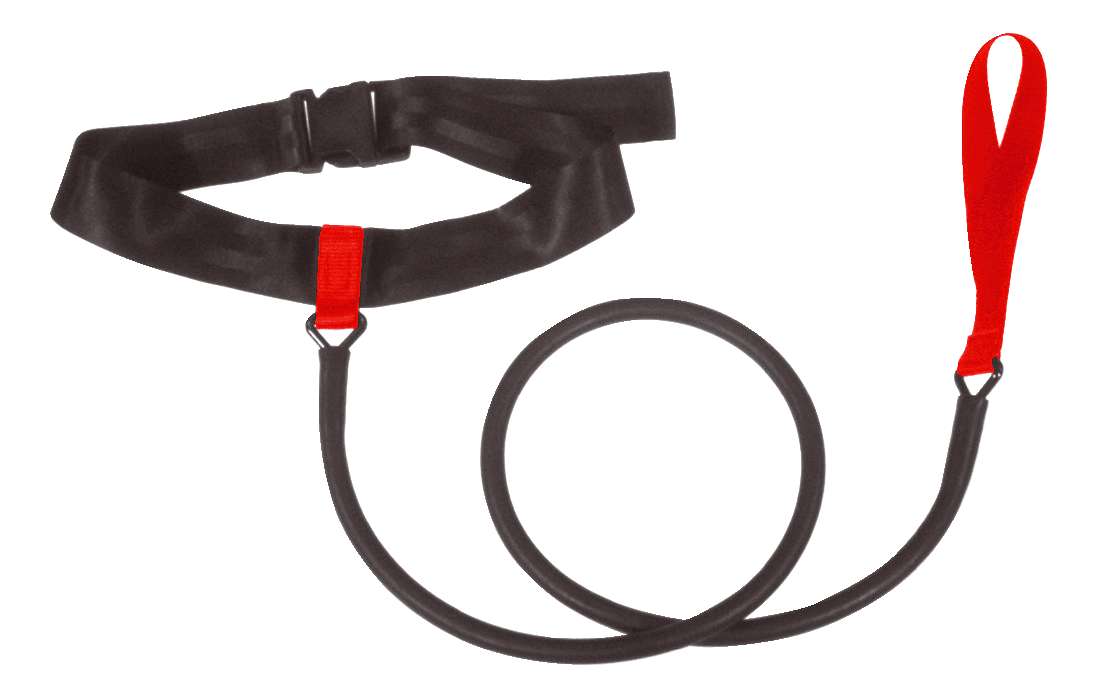 StrechCordz Zugseil „Aqua-Gym Short-Belt“, Rot, Zugstärke 5,4–14,1 kg