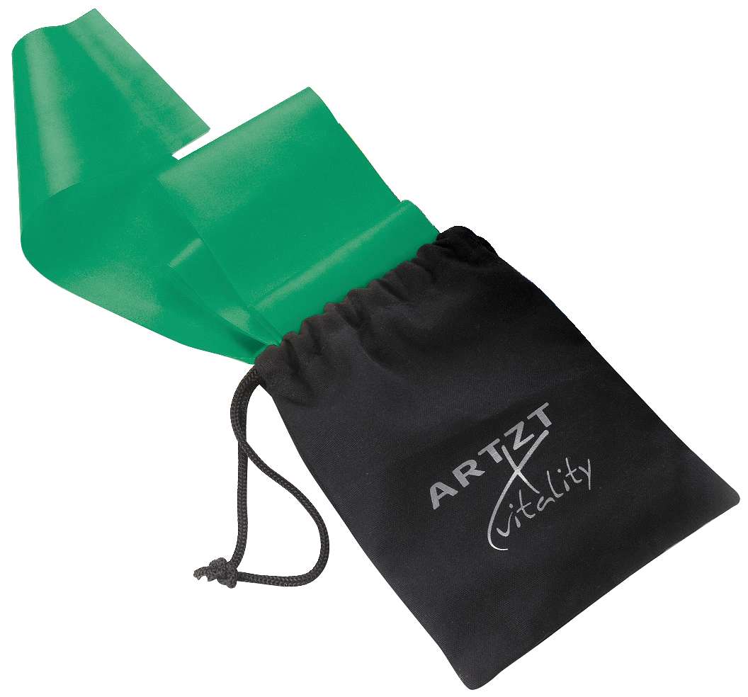 Artzt Vitality Fitnessband latexfrei, Grün, 2,5 m