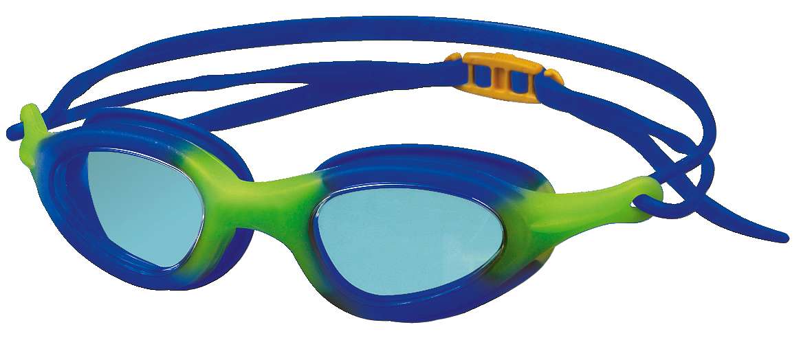 Beco Schwimmbrille „Top“, Blau-Limone: Kinder/Jugendliche