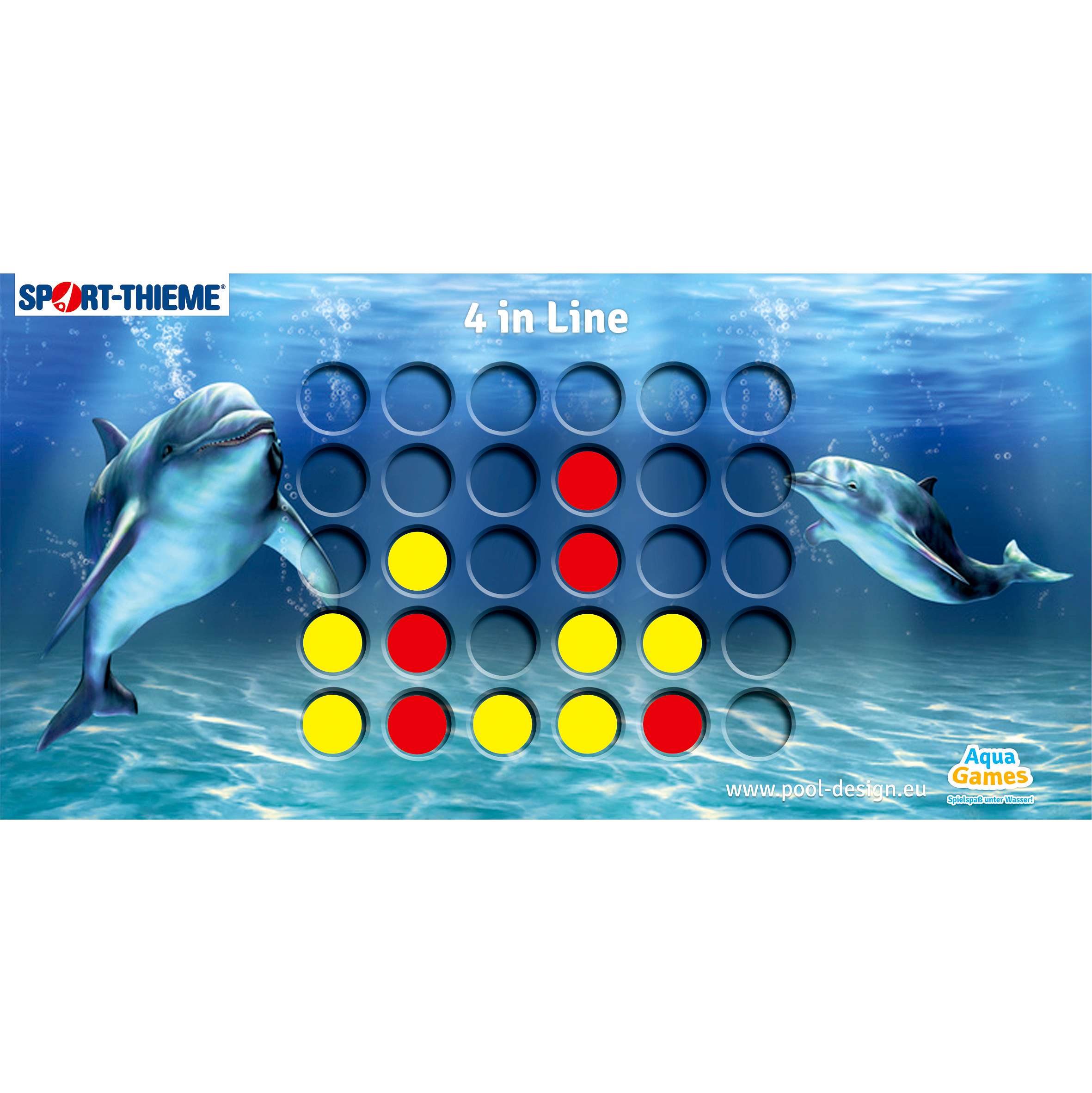 Sport-Thieme Unterwasser-Spiel „4 in Line“