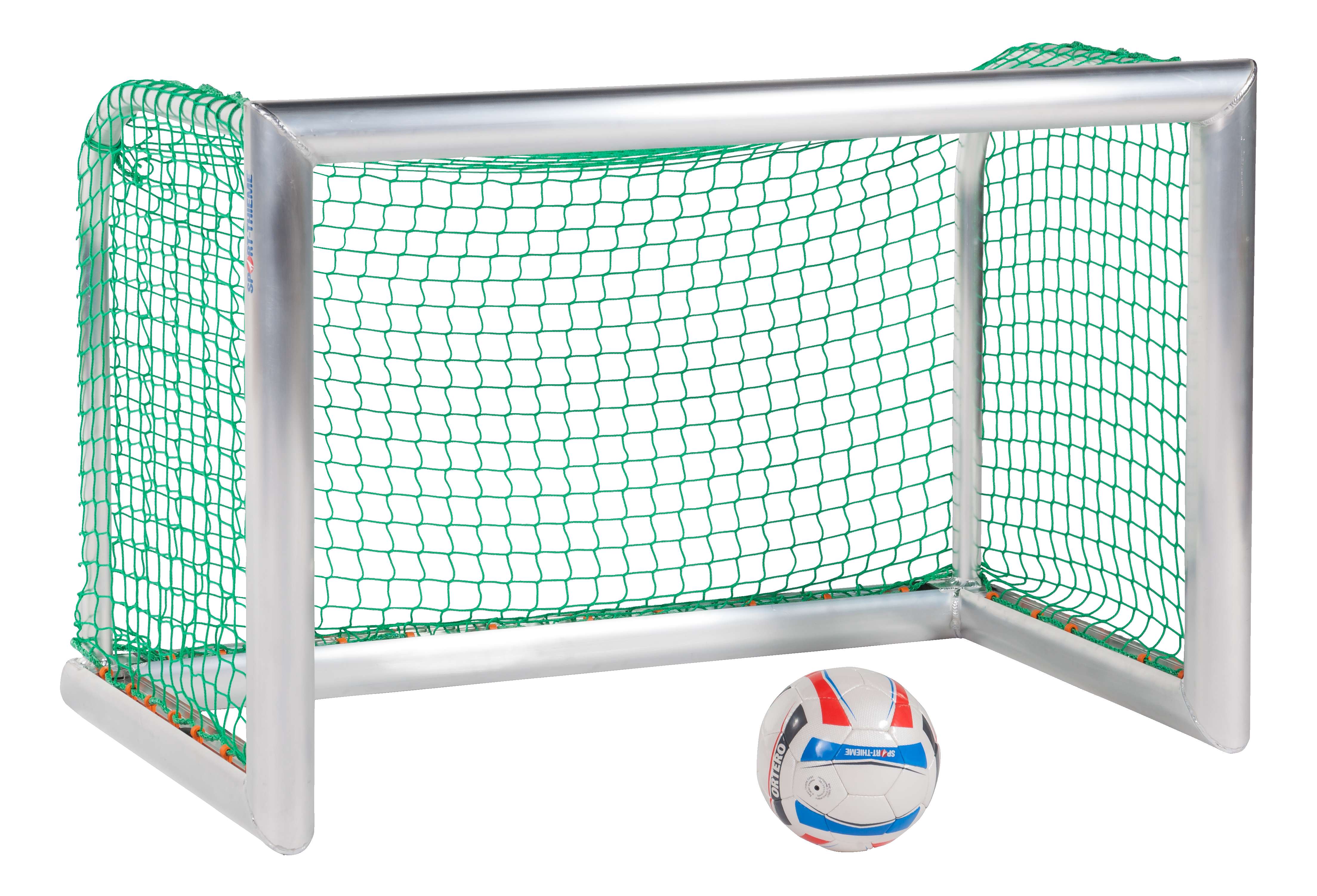 Sport-Thieme Mini-Fußballtor „Professional“, Inkl. Netz, grün (MW 4,5 cm), 1,20×0,80 m, Tortiefe 0,70 m