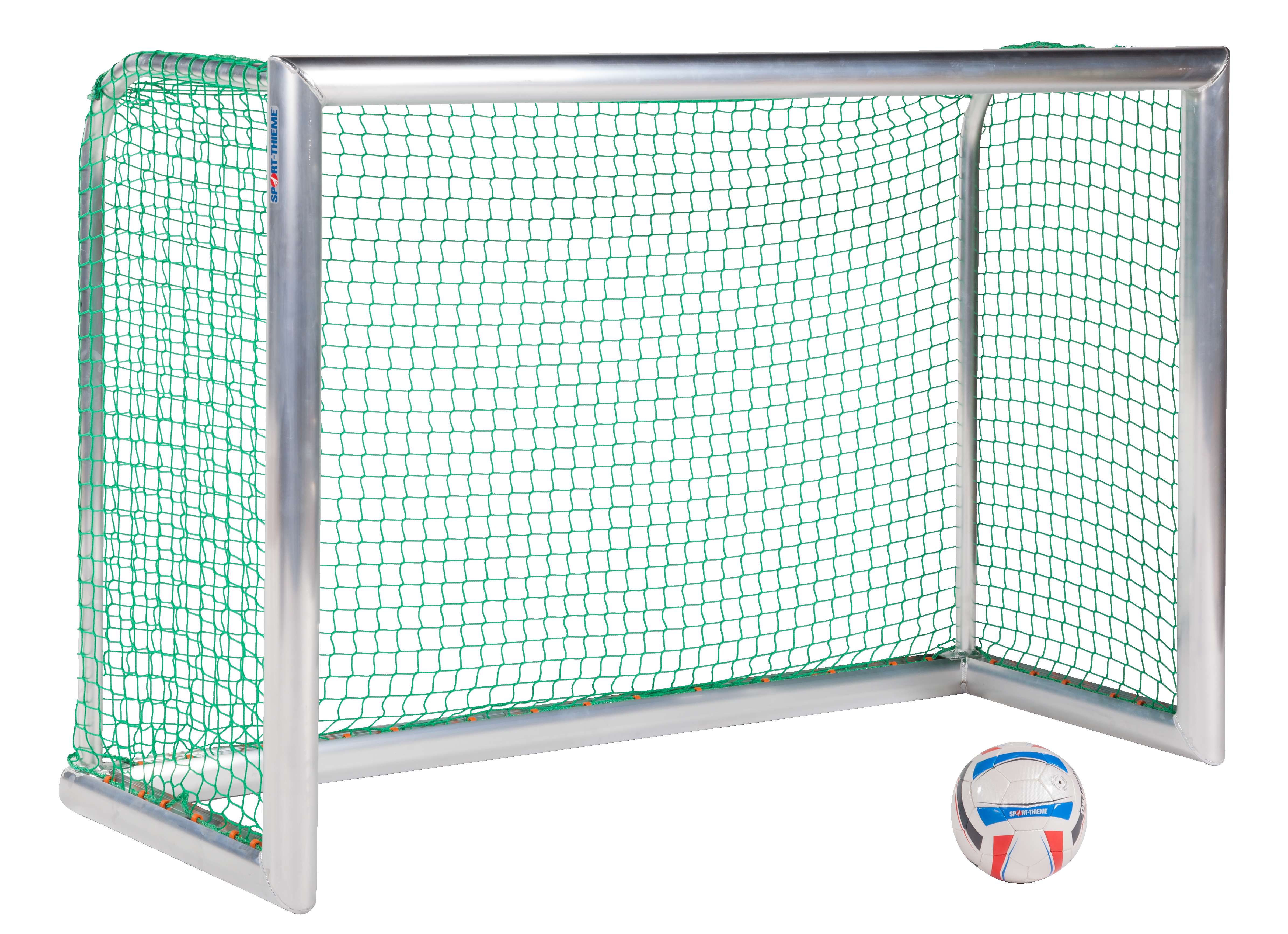 Sport-Thieme Mini-Fußballtor „Professional“, Inkl. Netz, grün (MW 4,5 cm), 1,80×1,20 m, Tortiefe 0,70 m