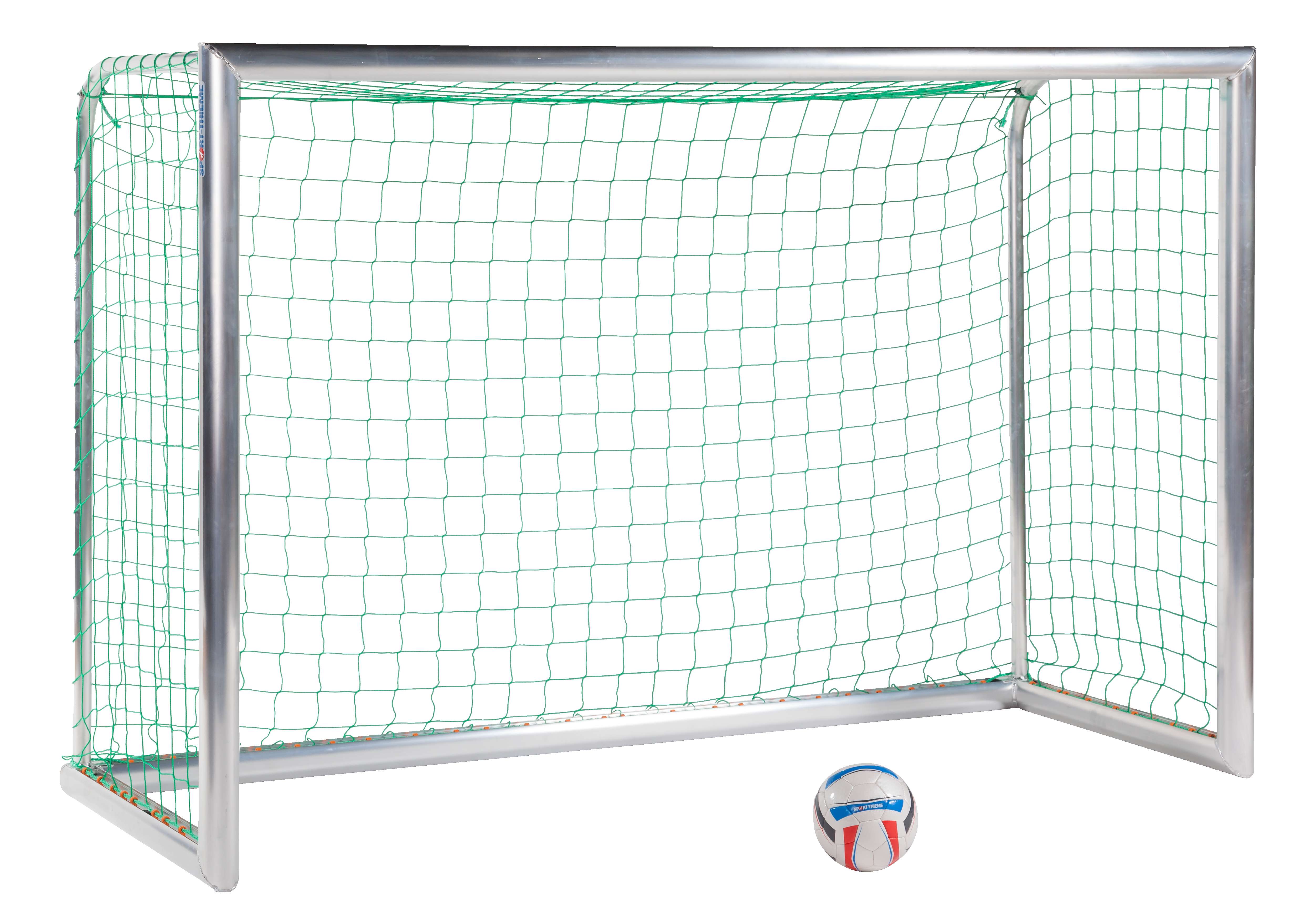 Sport-Thieme Mini-Fußballtor „Professional“, Inkl. Netz, grün (MW 10 cm), 2,40×1,60 m, Tortiefe 1,00 m