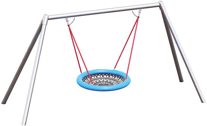 Playparc Vogelnestschaukel „Metall“, Aufhängehöhe 200 cm