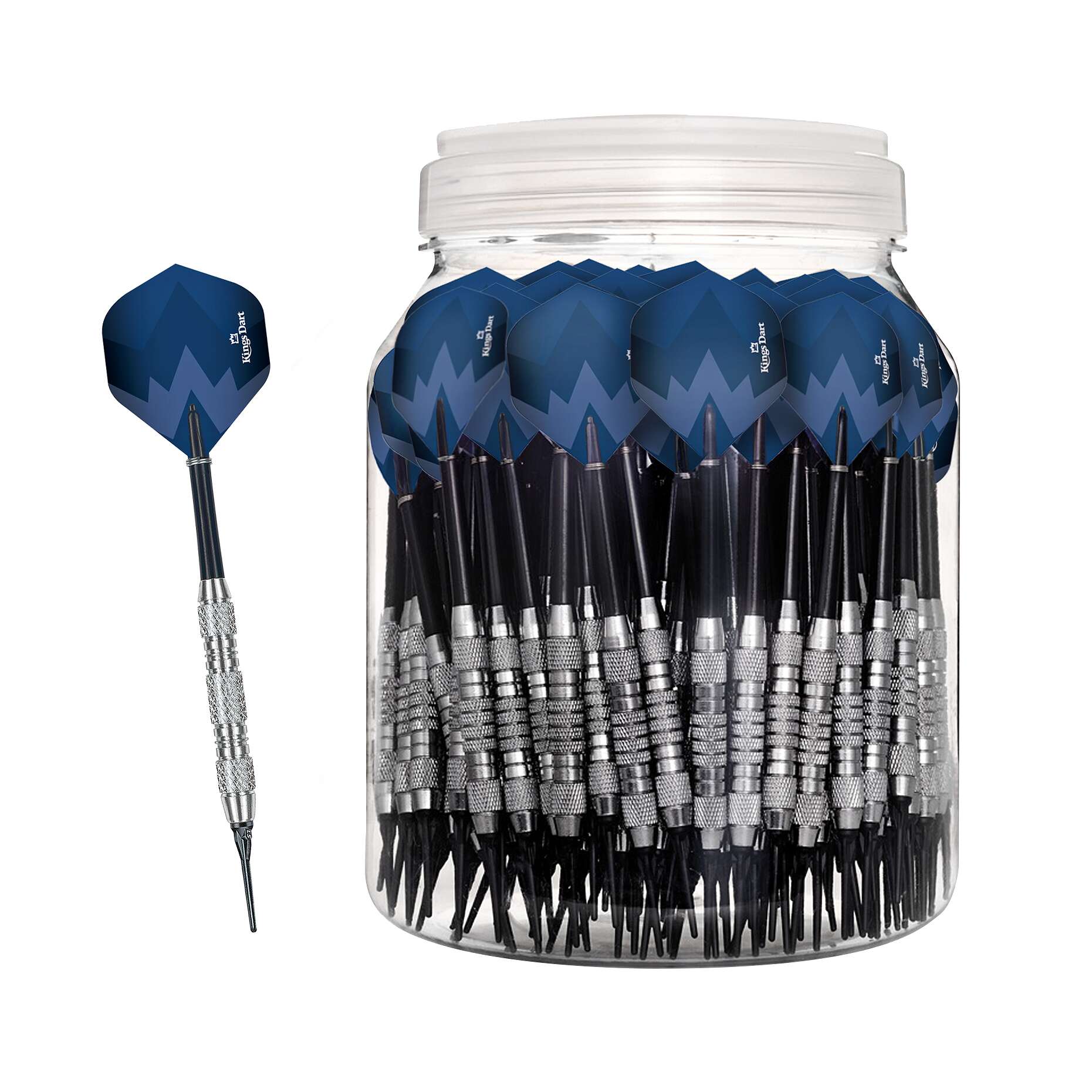 Kings Dart Softdart-Set „Turnier“, Blau