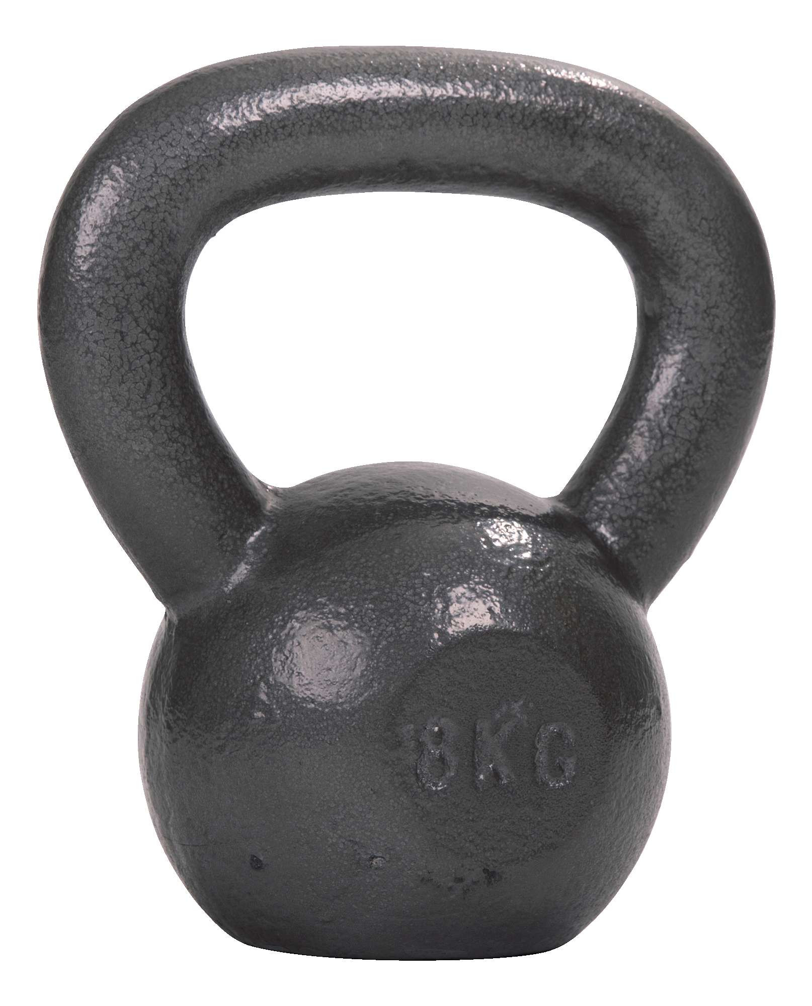 Sport-Thieme Kettlebell „Hammerschlag“, lackiert, Grau, 8 kg