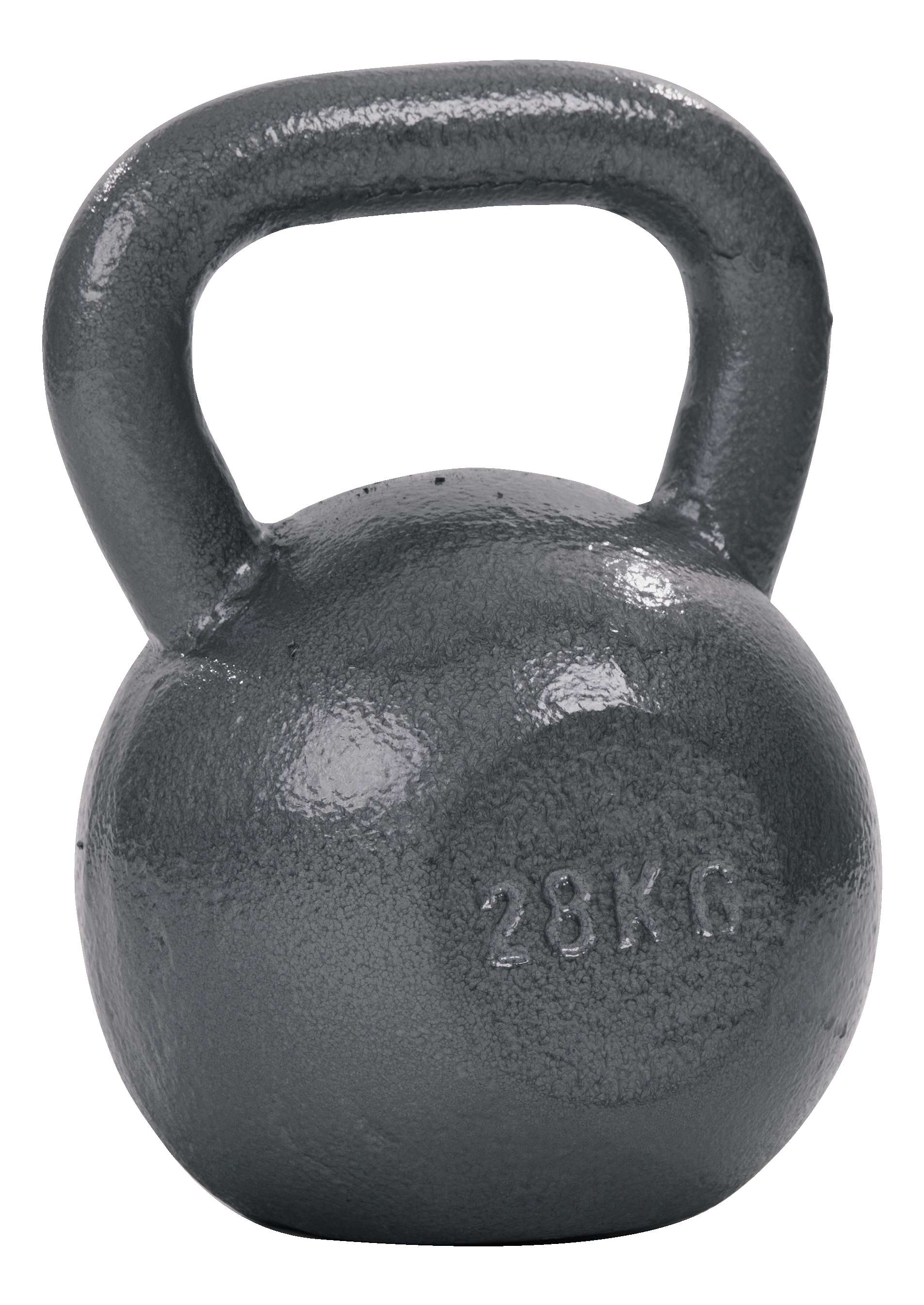 Sport-Thieme Kettlebell „Hammerschlag“, lackiert, Grau, 28 kg