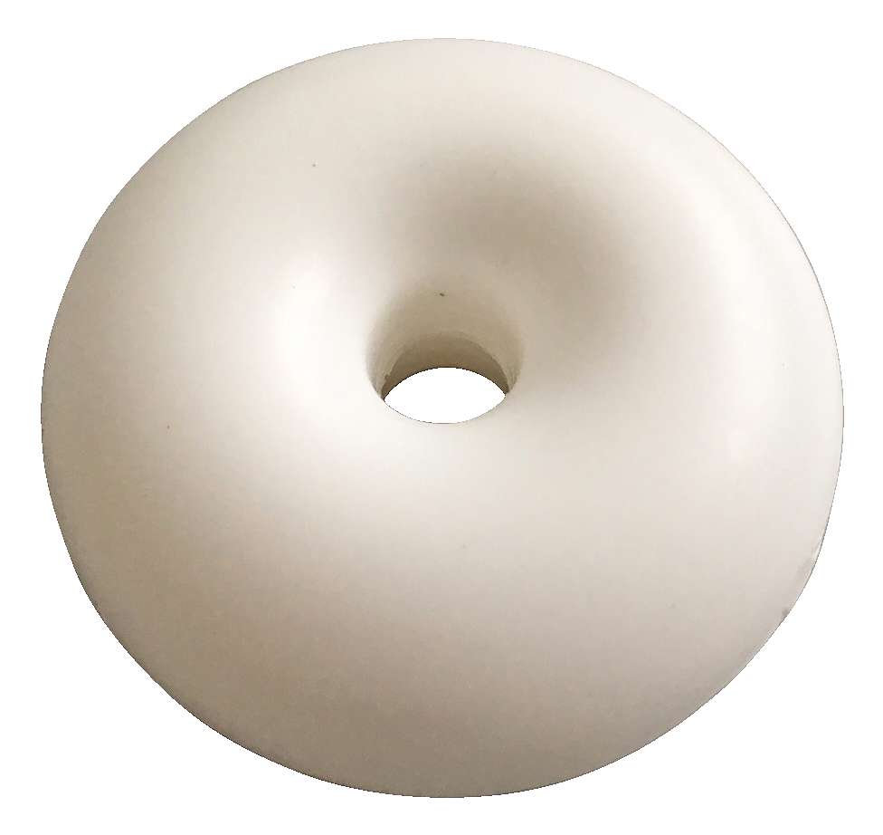 Sport-Thieme Schwimmkörper/Donut für Schwimmleine „Competition“, Weiß