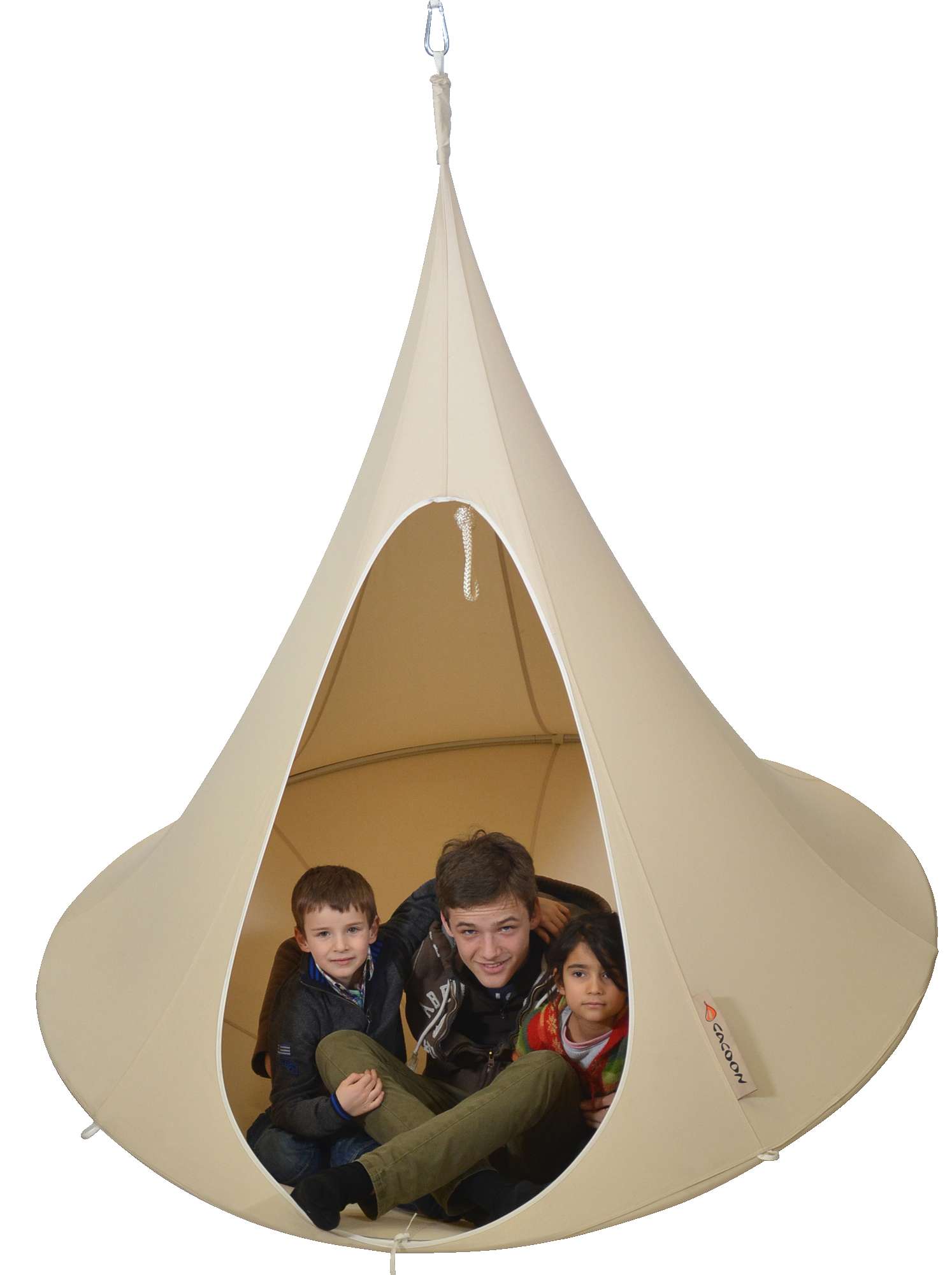 Cacoonworld Hängehöhle „Cacoon“, Naturweiß, Double, ø 1,8 m