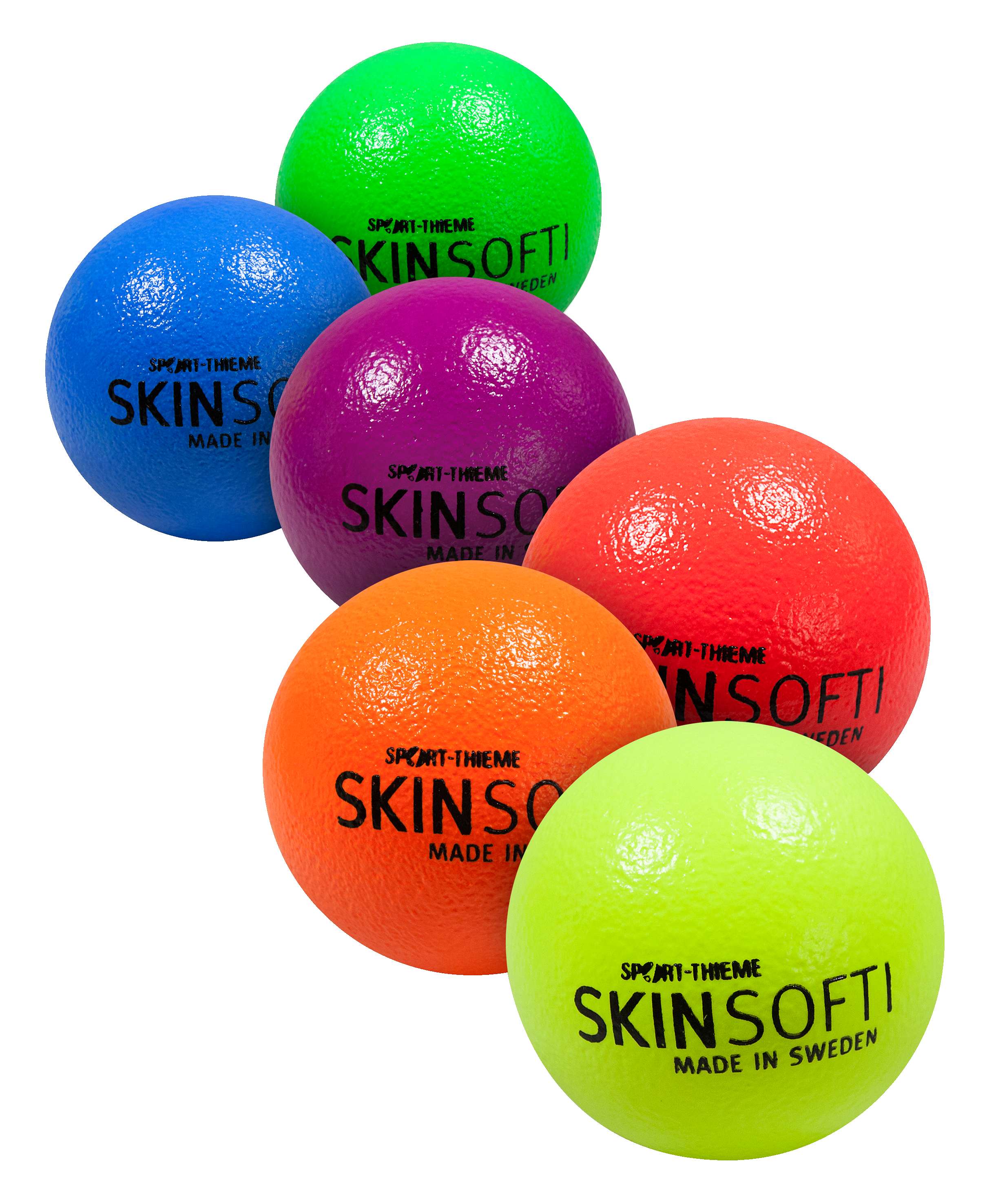 Sport-Thieme Weichschaumbälle-Set „Skin Softi Neon“