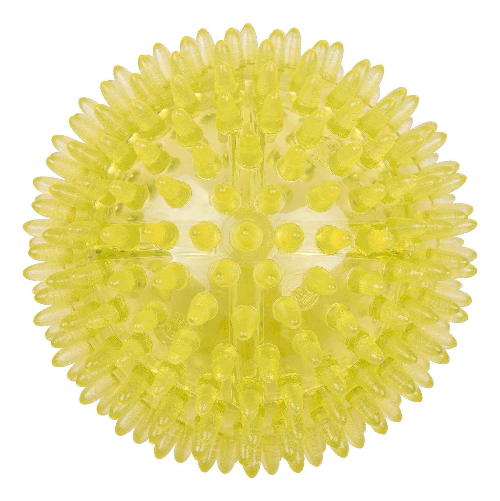 Sport-Thieme Igelball „Hart“, Gelb, ø 8 cm