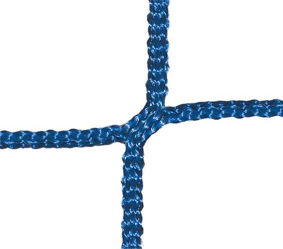 Sport-Thieme Fußballtornetz für Mini-Fußballtor, MW 10 cm, Blau, Für Tor 2,40×1,60 m, Tortiefe 0,70 m