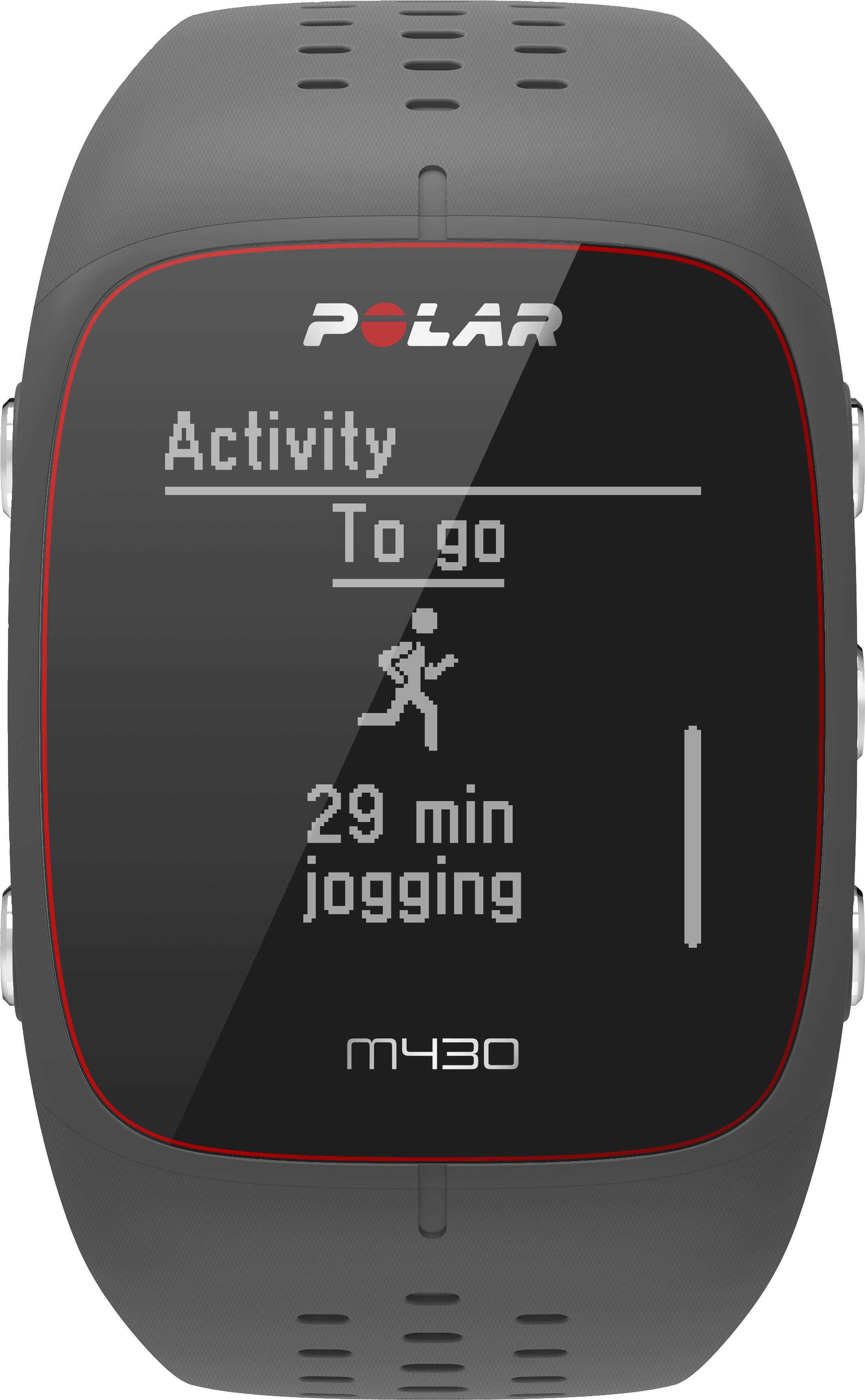 Polar GPS Herzfrequenzmesser "M430", Schwarz, M/L Sport1a