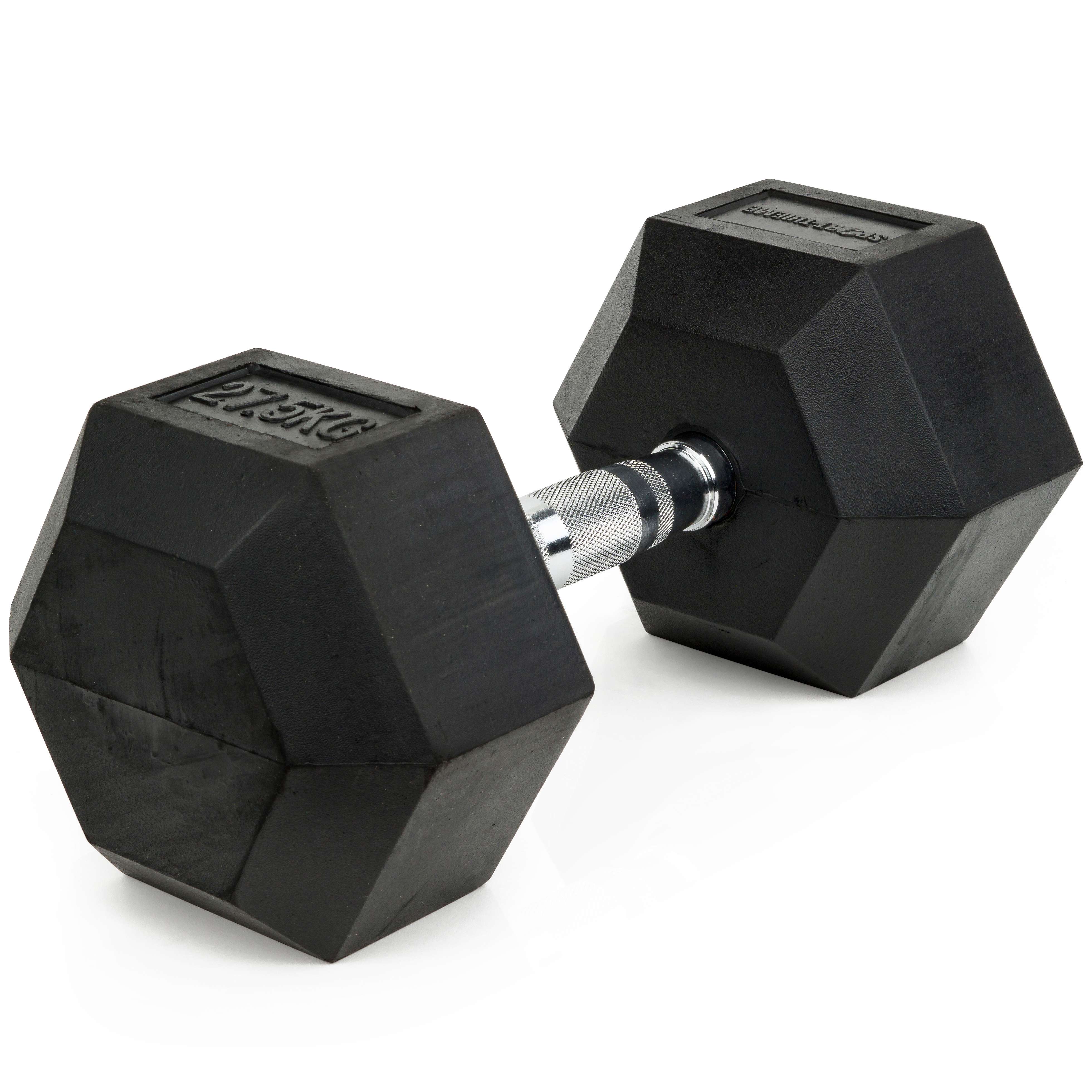 Sport-Thieme Kurzhantel „Gummi Hex“, 27,5 kg