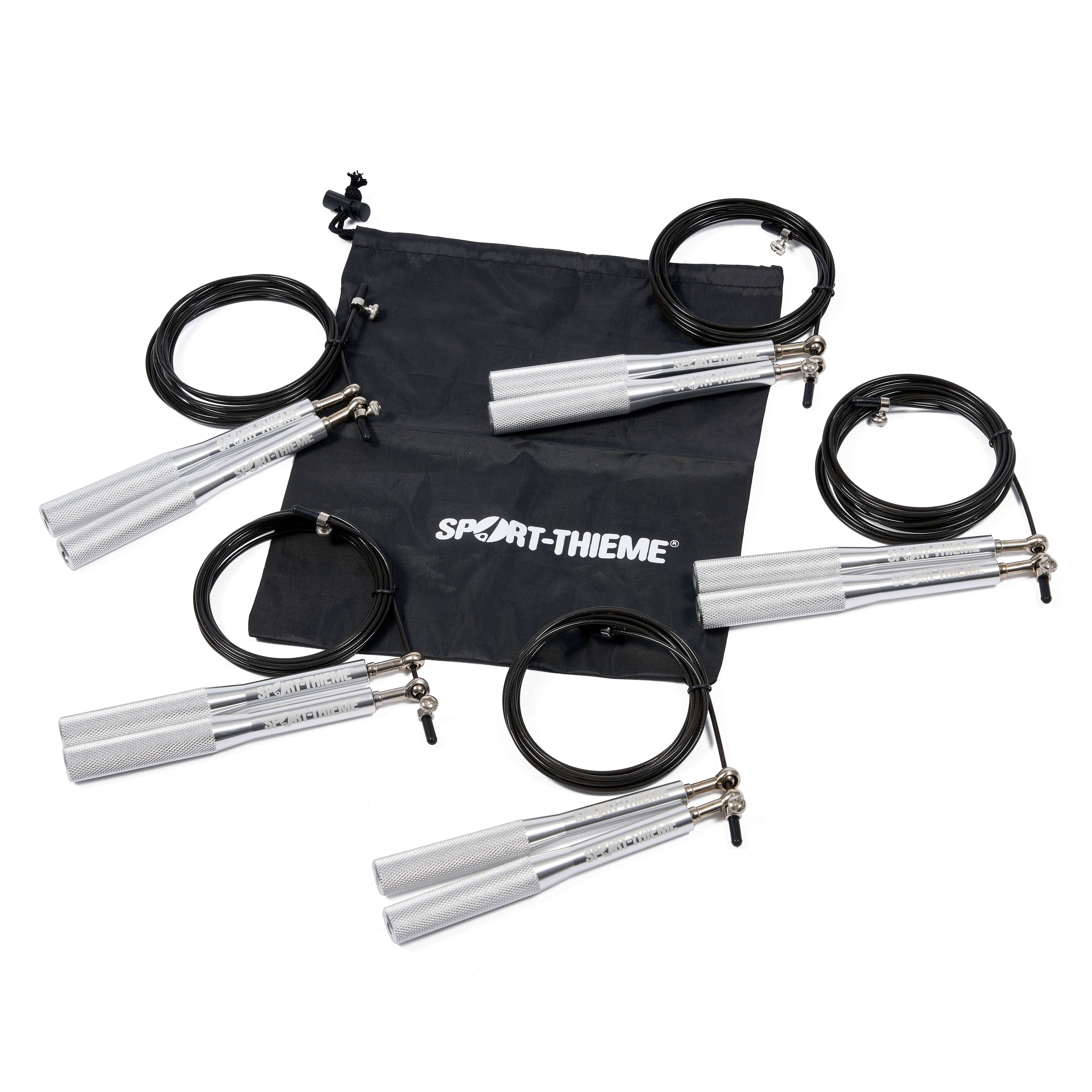 Sport-Thieme Speed Rope-Set „Alu/Stahlkabel“, Set