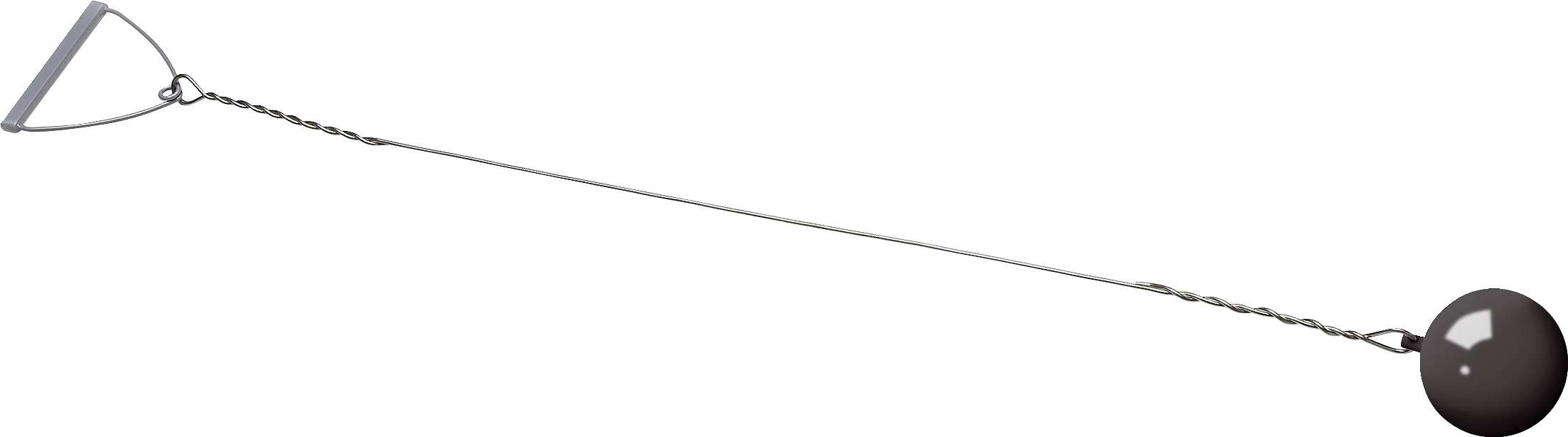 Sport-Thieme Wettkampf-Wurfhammer, 7,26 kg, Schwarz, ø 120 mm