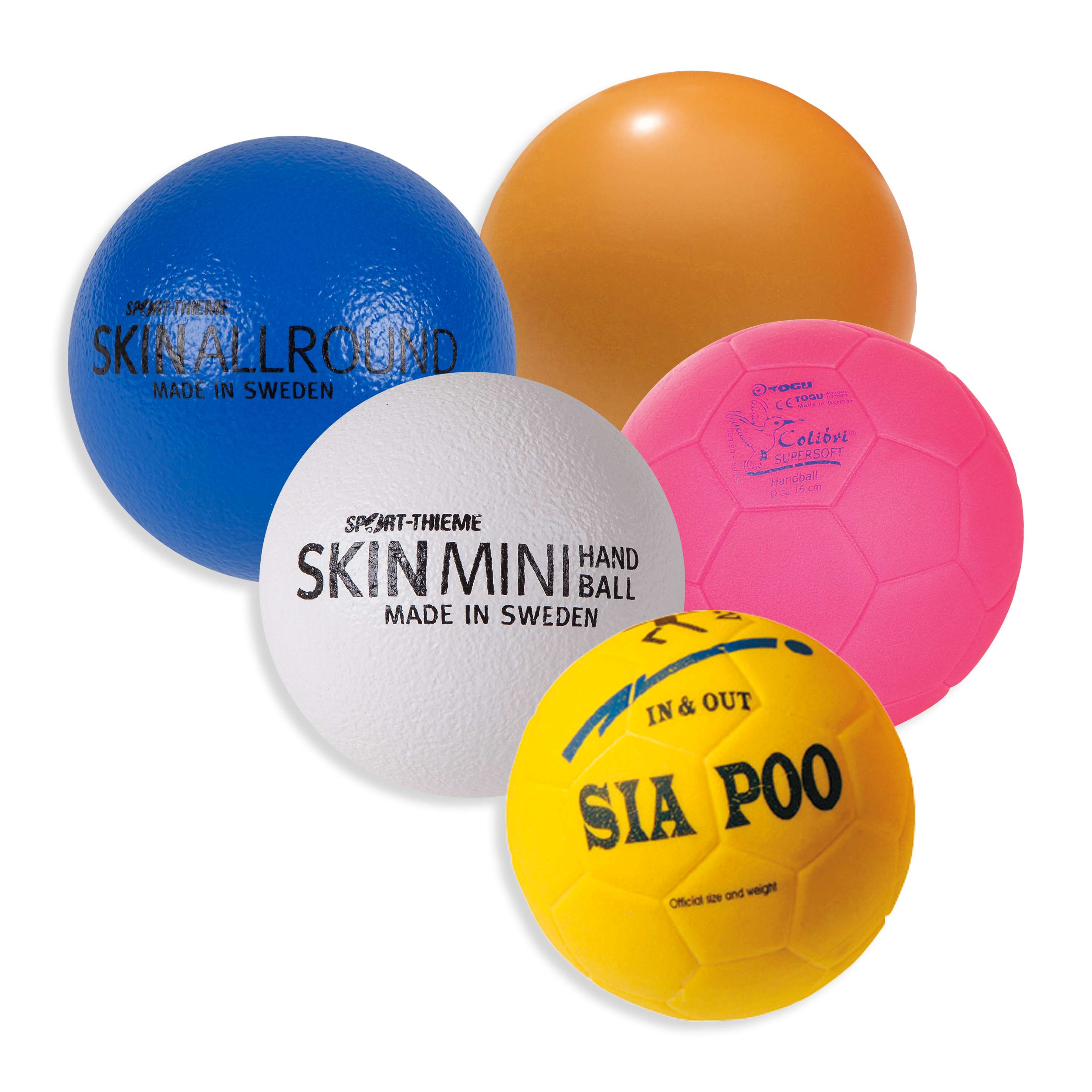 Weichschaumbälle-Set „Soft Play Handball „