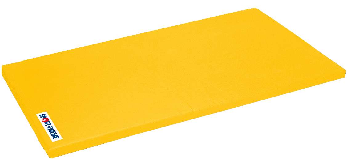 Sport-Thieme Turnmatte „Super“, 150x100x6 cm, Polygrip Gelb, Basis