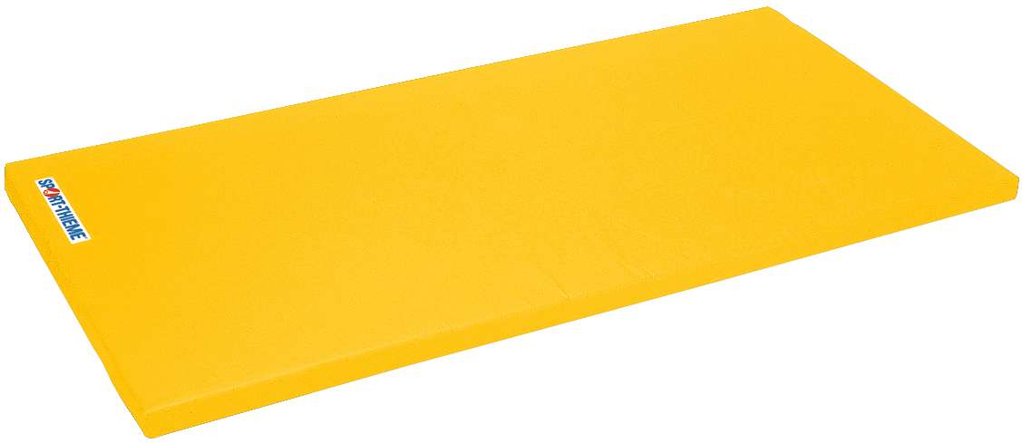 Sport-Thieme Turnmatte „Spezial“, 200x100x6 cm, Polygrip Gelb, Basis
