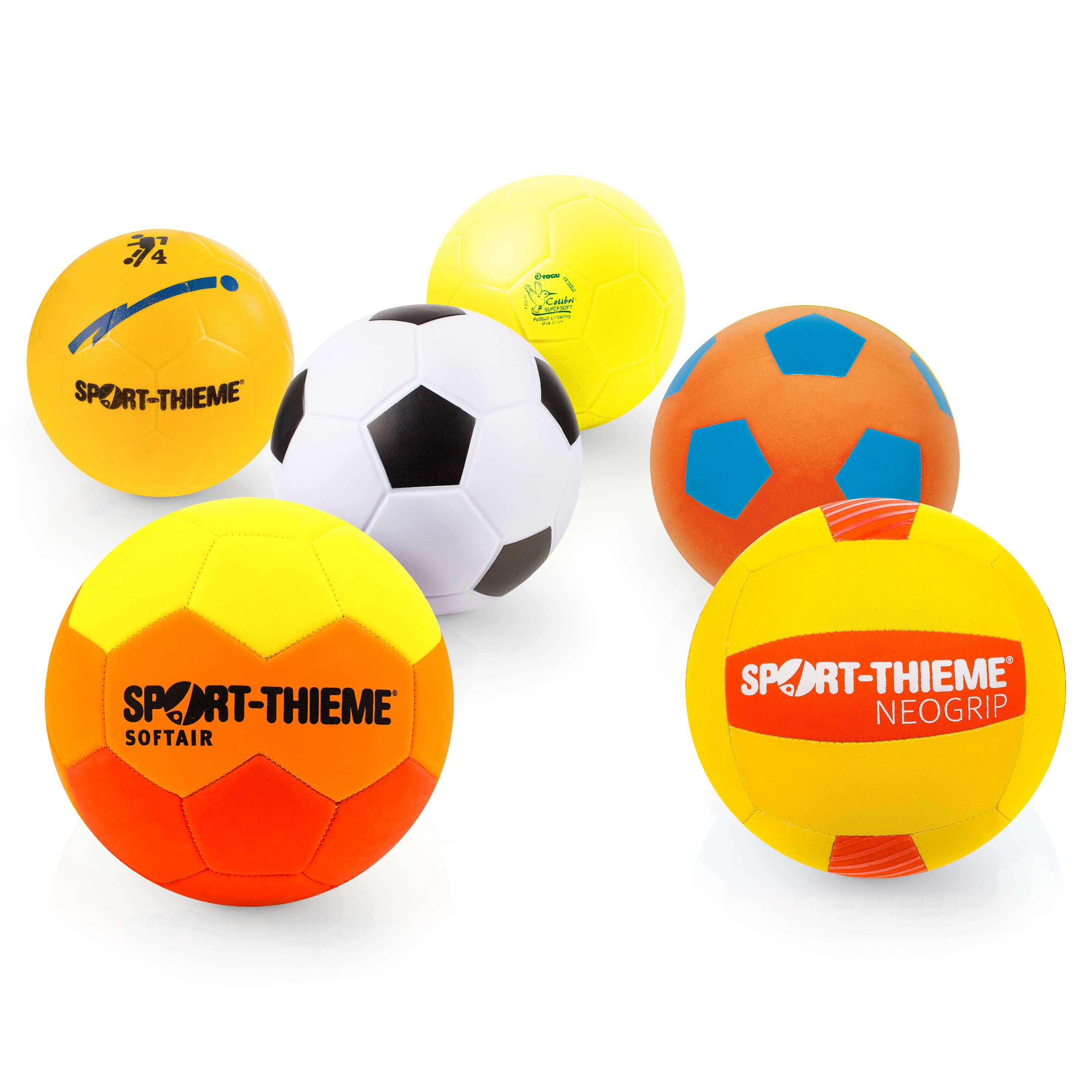 Sport-Thieme Weichschaumbälle-Set „Fußball – Best of Soft“