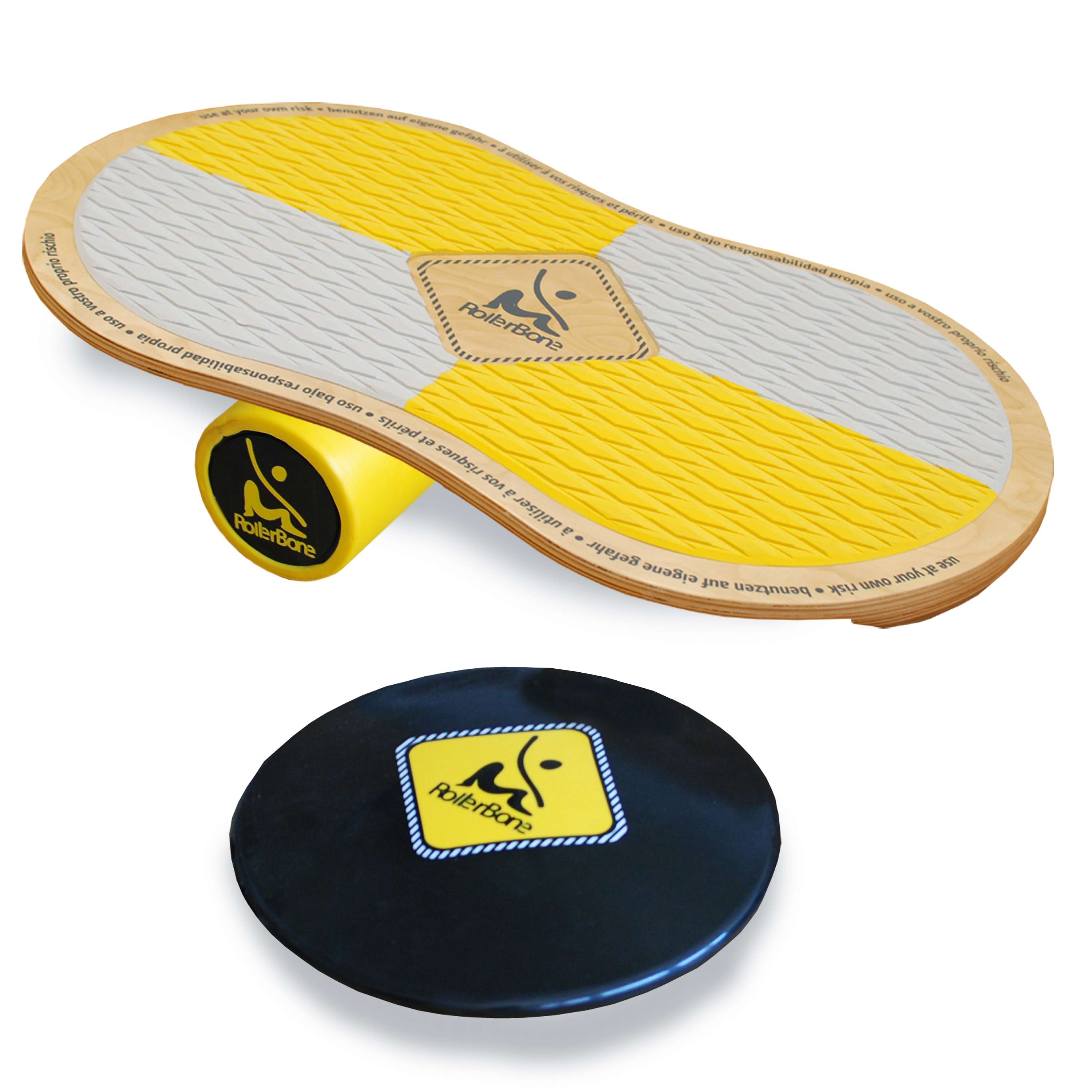 RollerBone Balance-Board-Set „EVA Classic + Softpad“