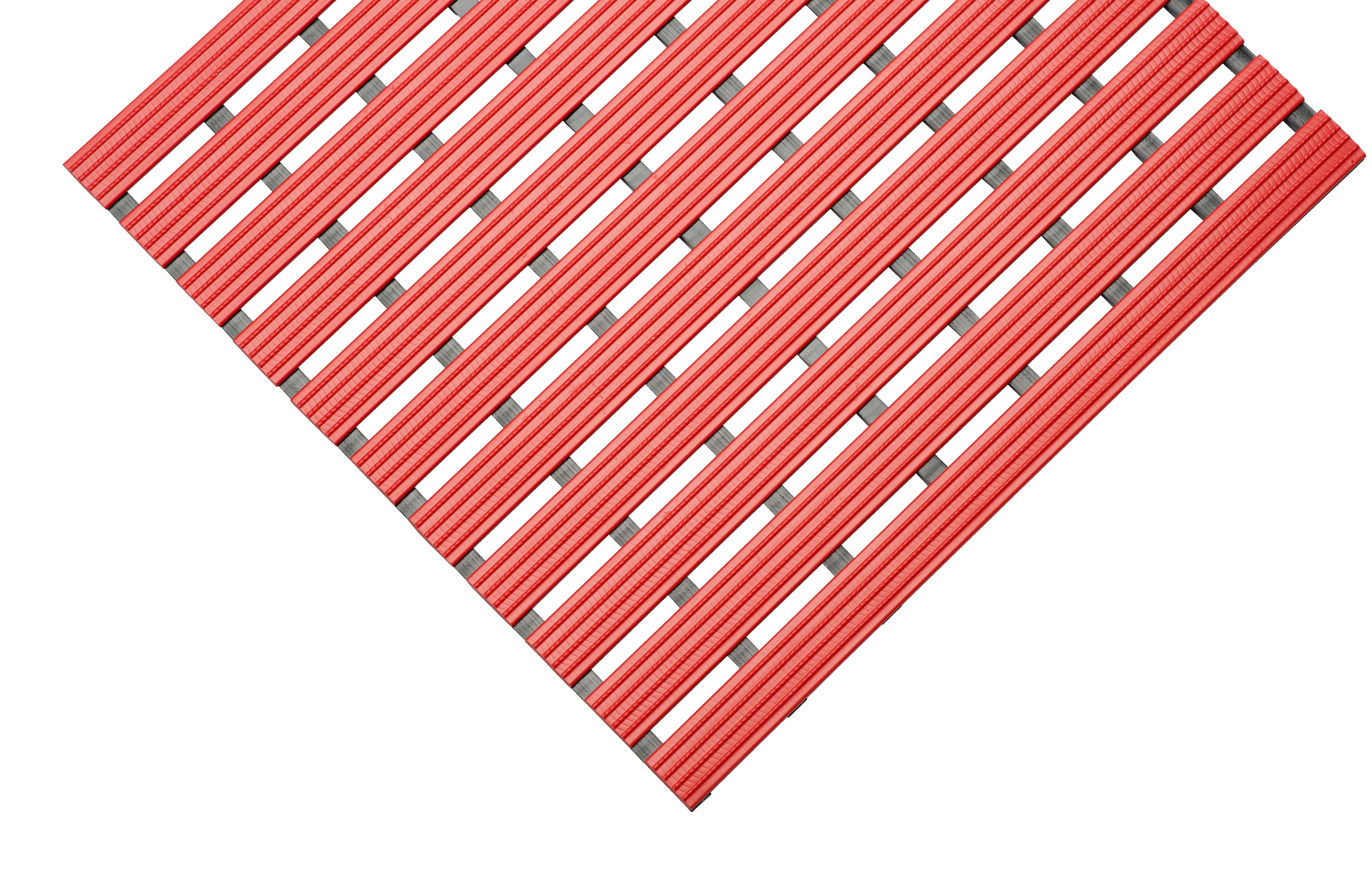 EHA Bädermatte „ManuPlast“, 100 cm, Rot