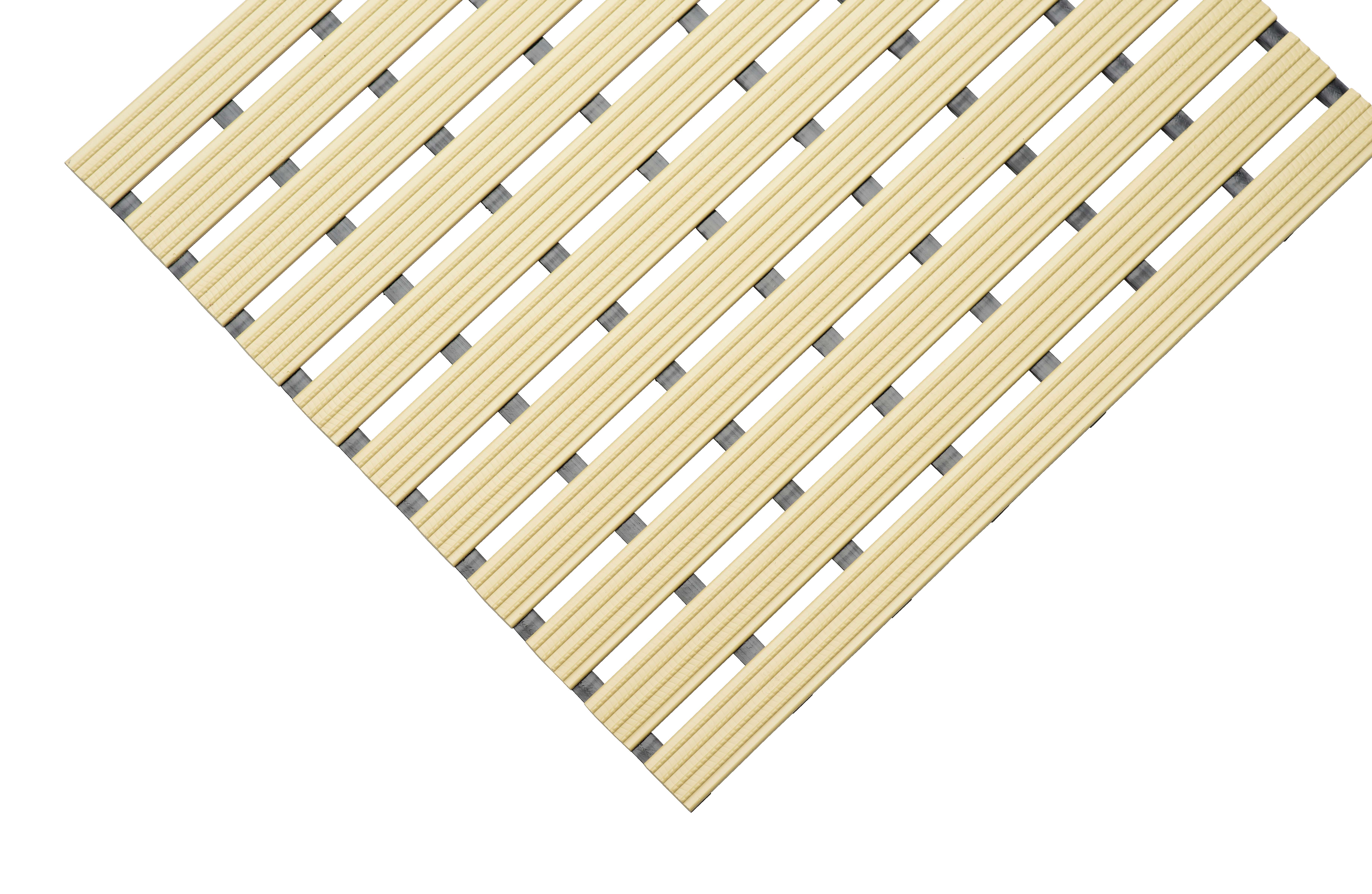 EHA Bädermatte „ManuPlast“, 100 cm, Beige