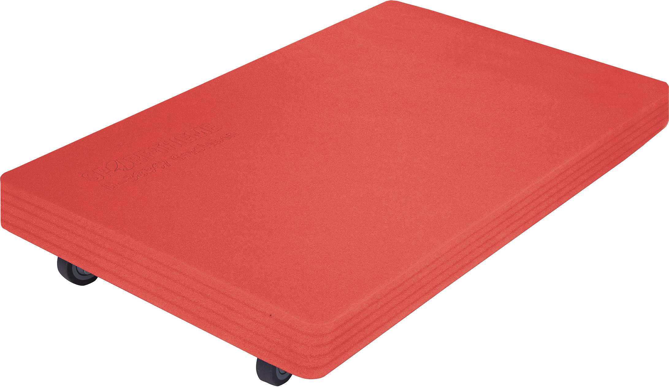 Sport-Thieme Rollbrett „Soft“, Polster Rot