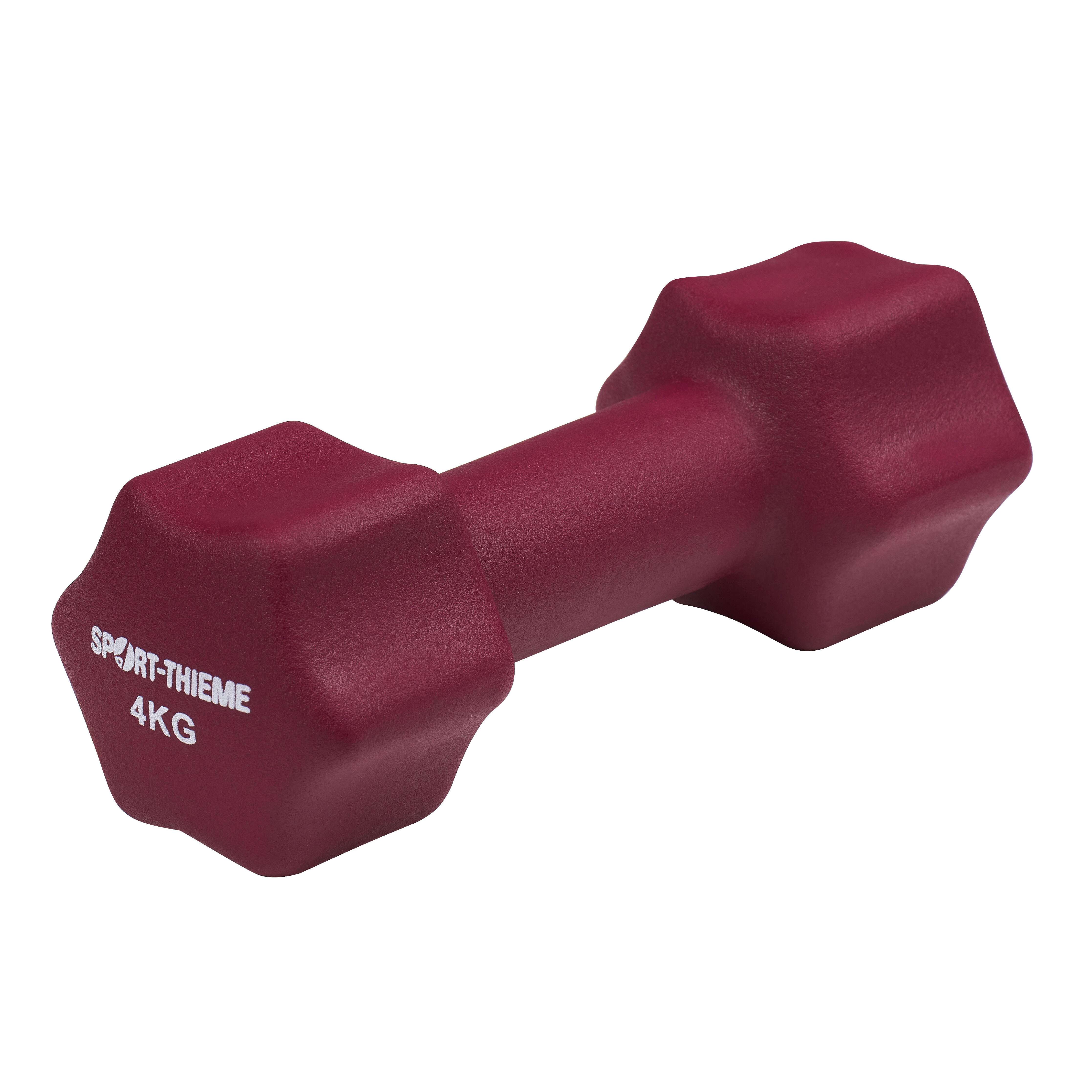 Sport-Thieme Fausthantel „Neopren“, 4 kg, Violett