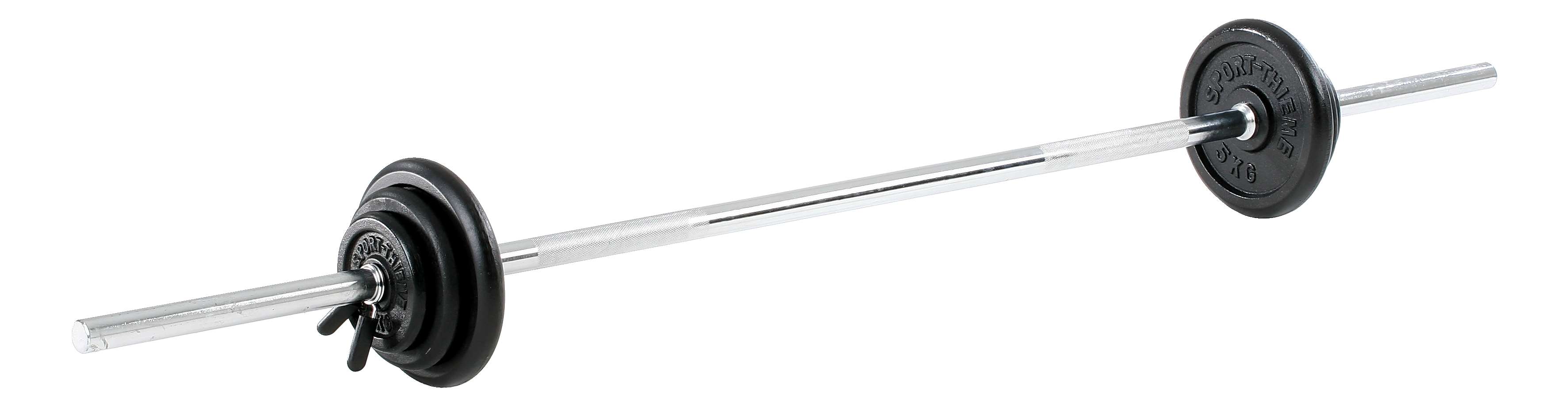 Sport-Thieme Langhantel-Set 52,5 kg oder 77,5 kg, Gusseisen, 52,5 kg