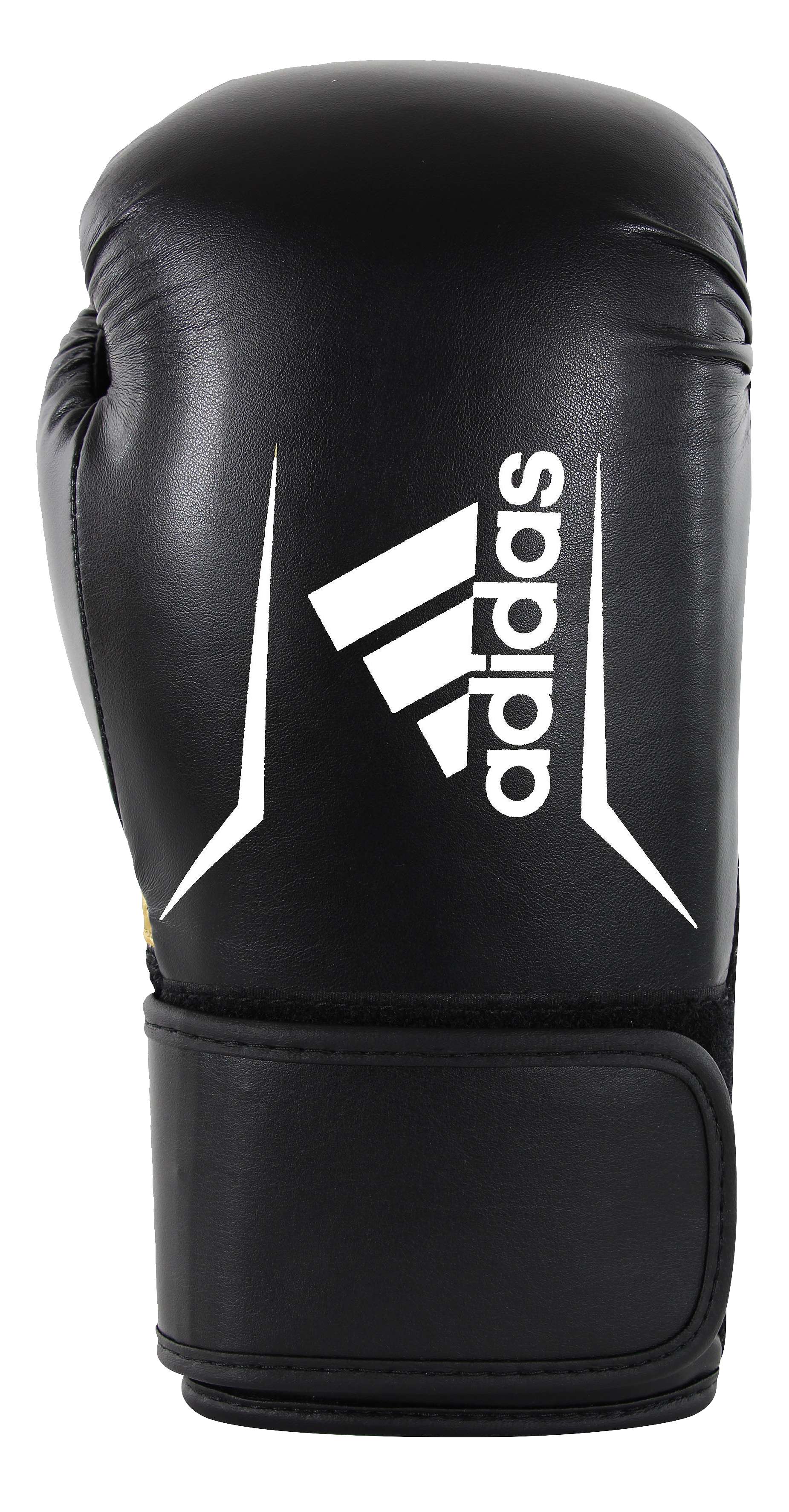 Adidas Boxhandschuhe „Speed 100“, 10 oz., Schwarz-Weiß