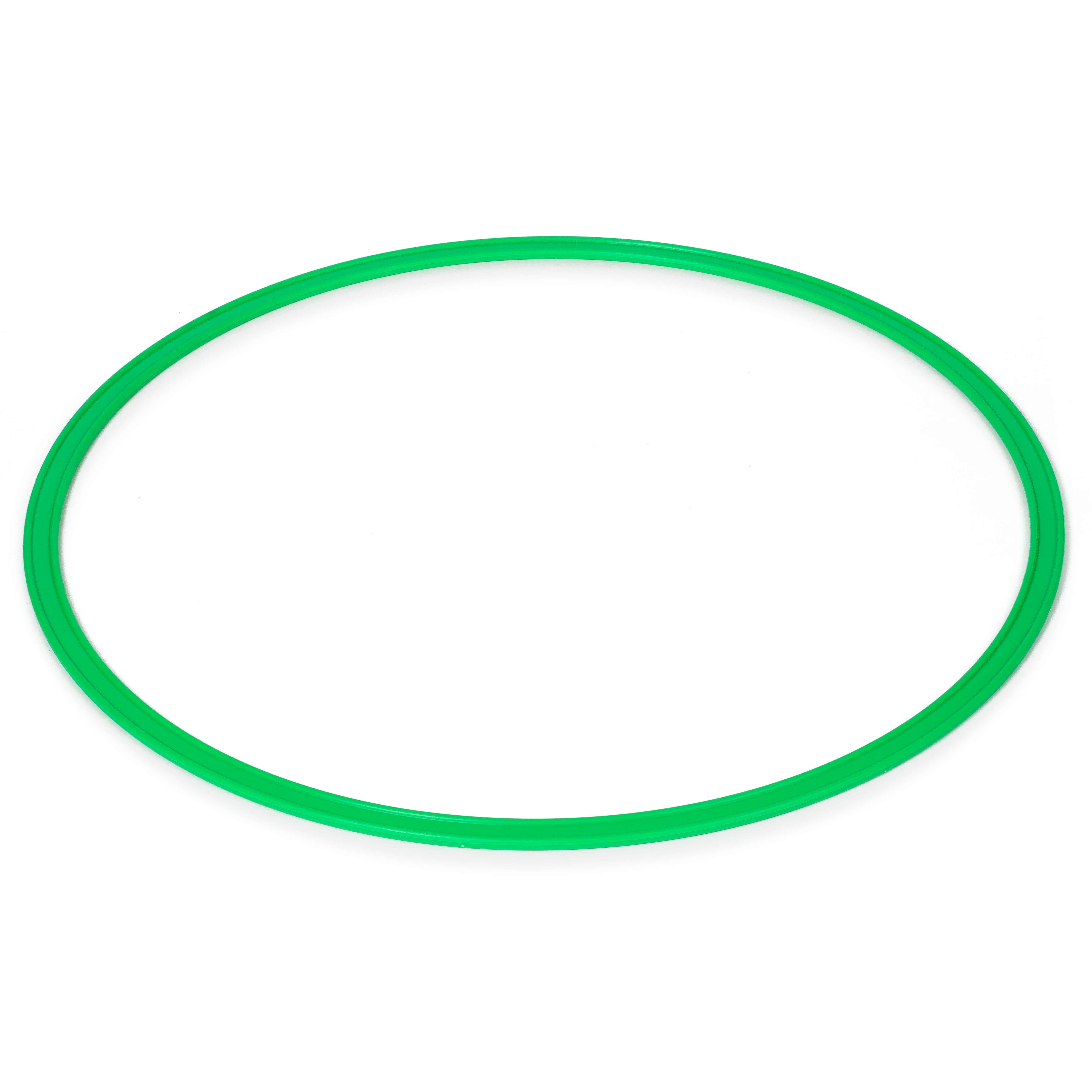 Sport-Thieme Gymnastikreifen „Flach“, Grün, 60 cm