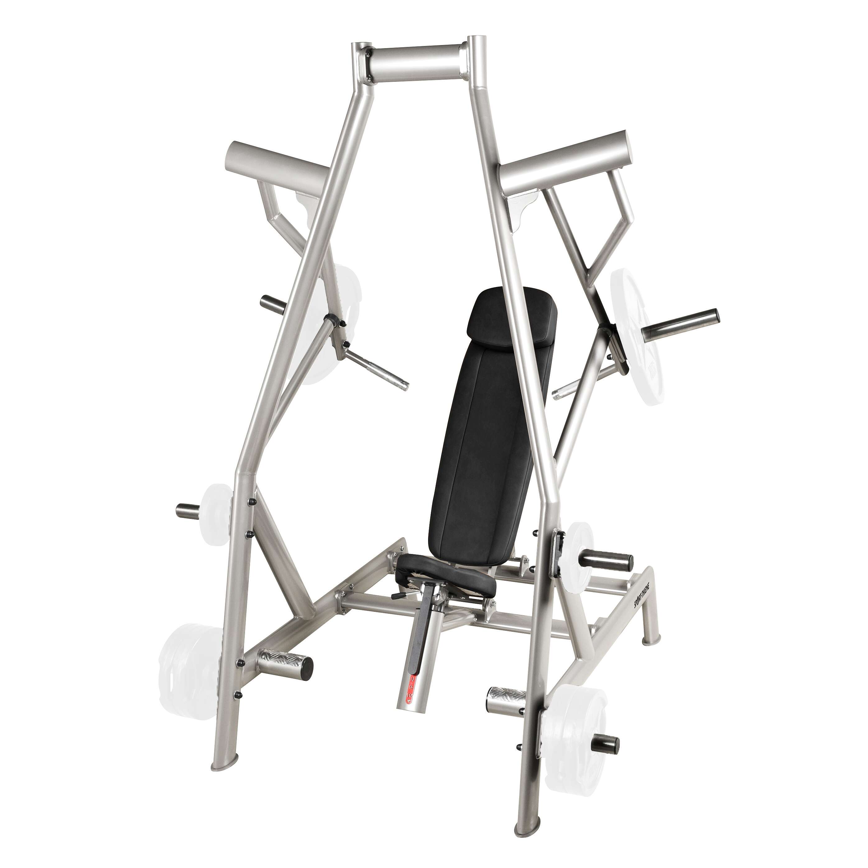 Sport-Thieme Schulter-Maschine „OV“, Plate-Loaded, 50 mm Hantelscheiben-Aufnahme