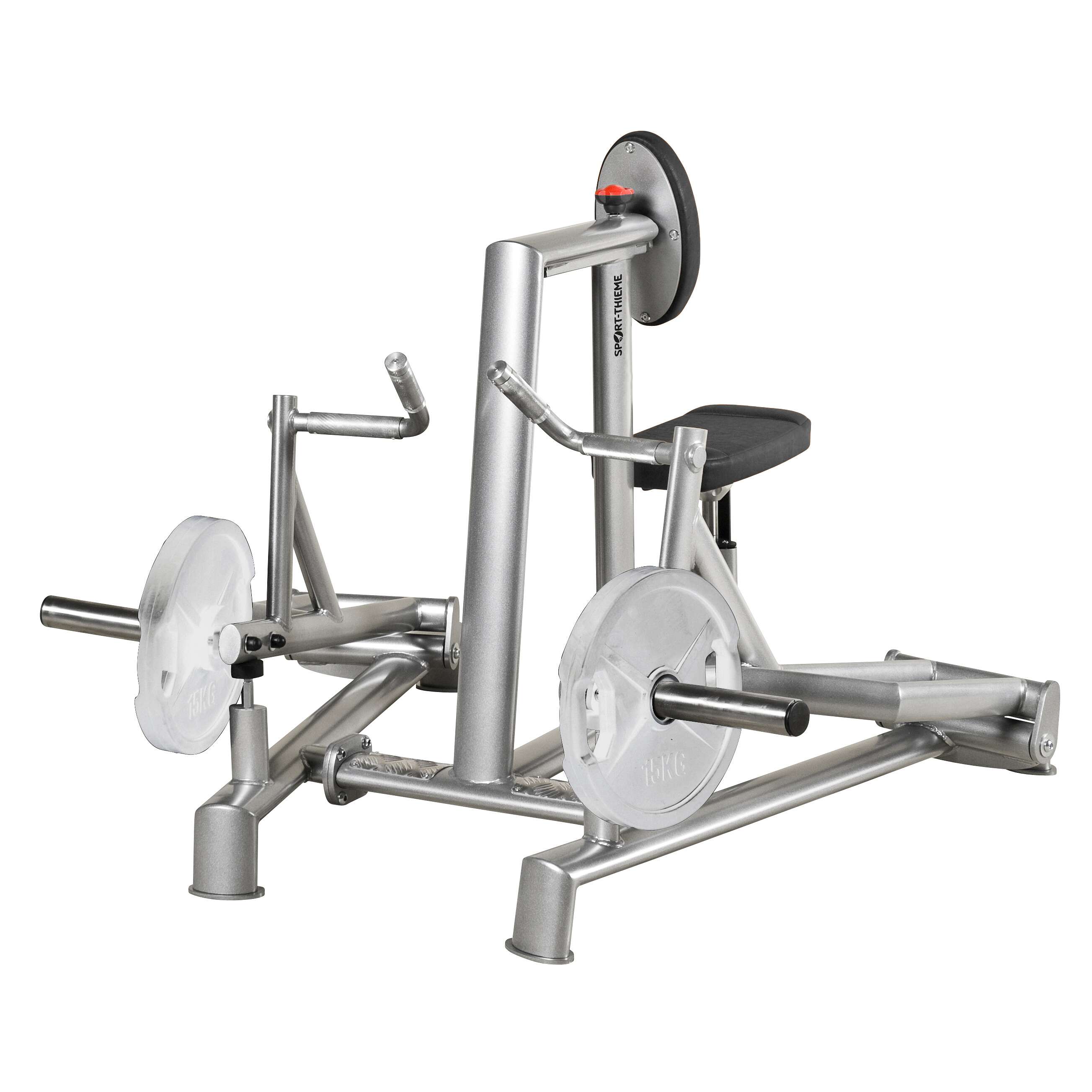 Sport-Thieme Latruder-Maschine „OV“, Plate-Loaded, 50 mm Hantelscheiben-Aufnahme