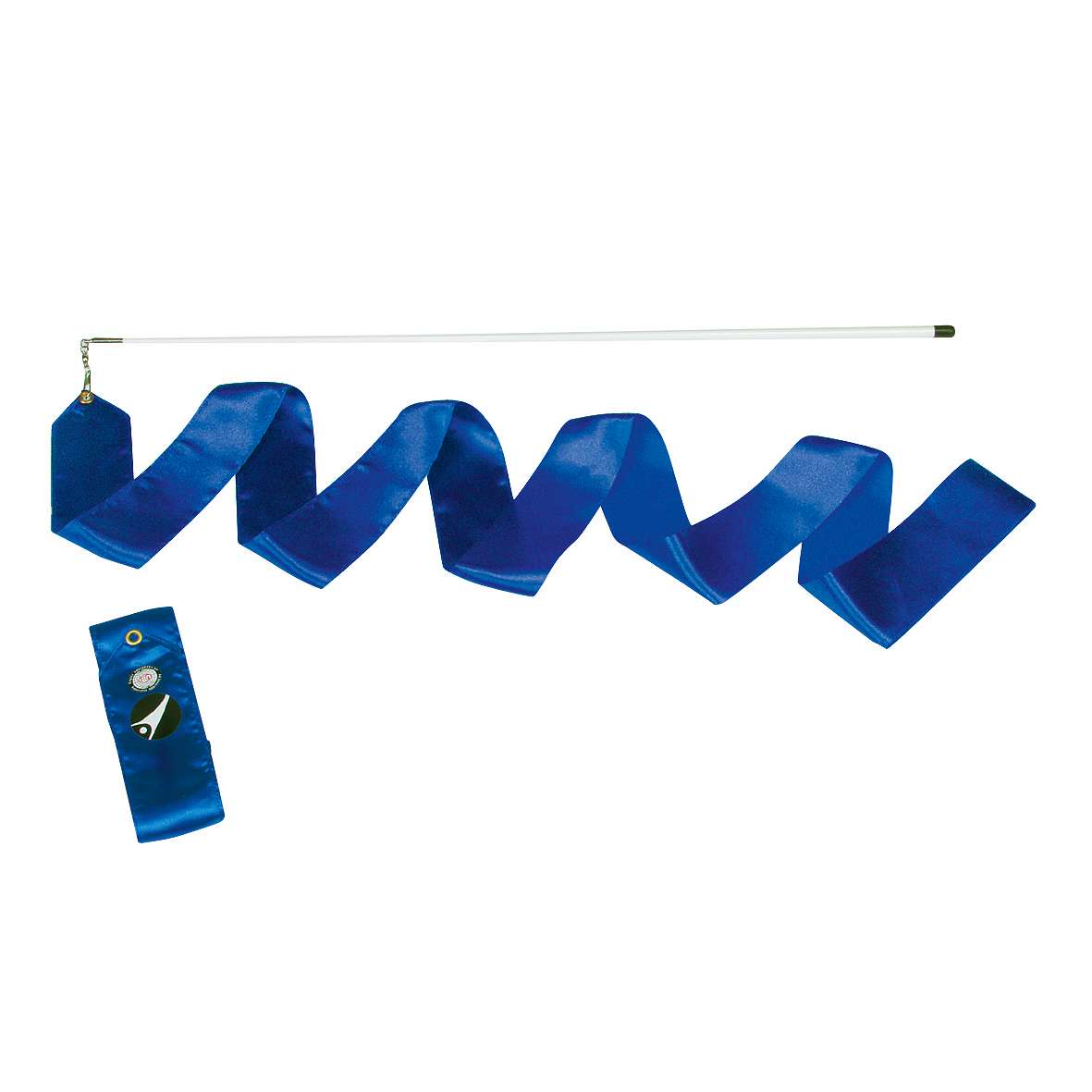 Sport-Thieme Gymnastikband mit Stab „RSG“, Blau, Mädchen