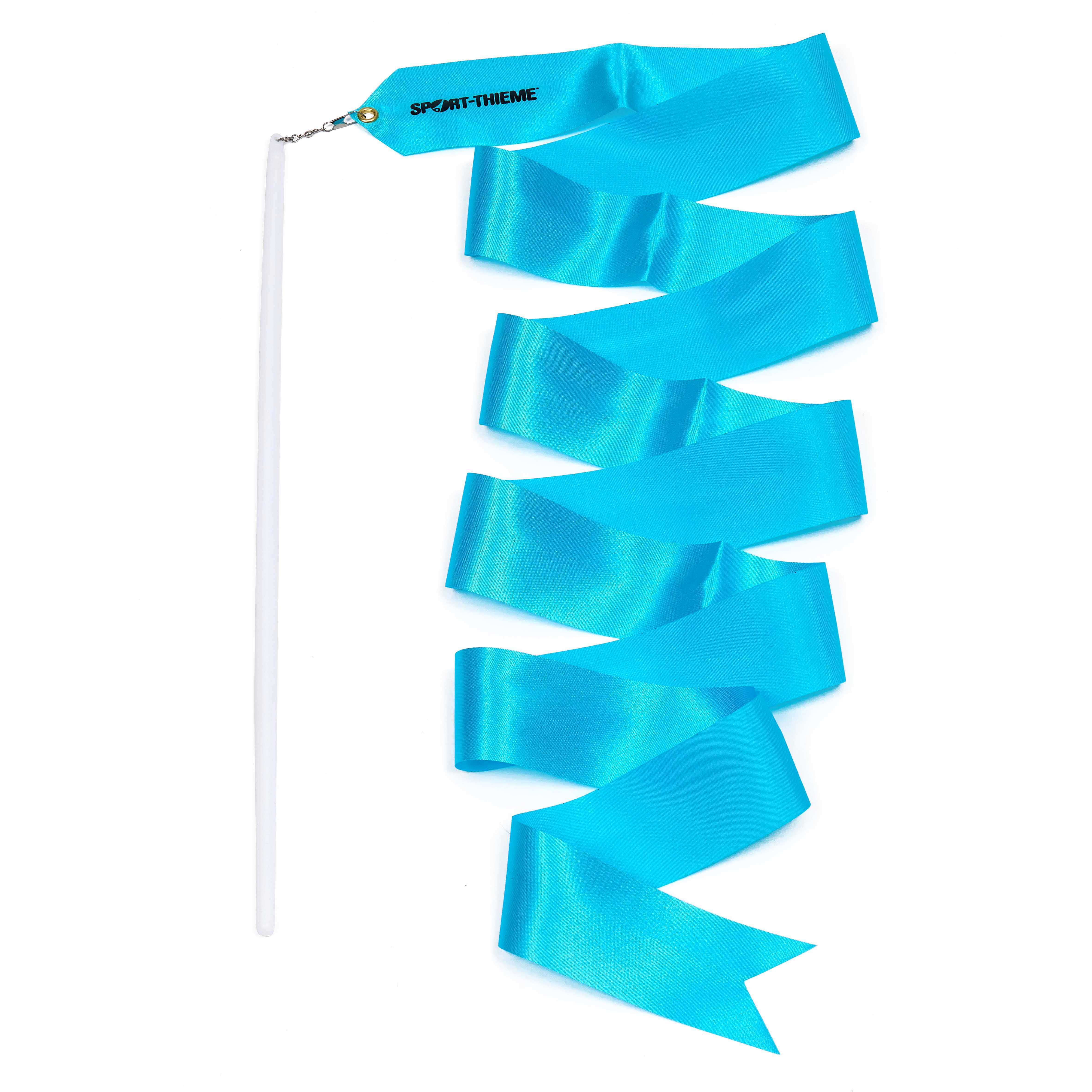 Sport-Thieme Gymnastikband mit Stab „2 m“, Hellblau