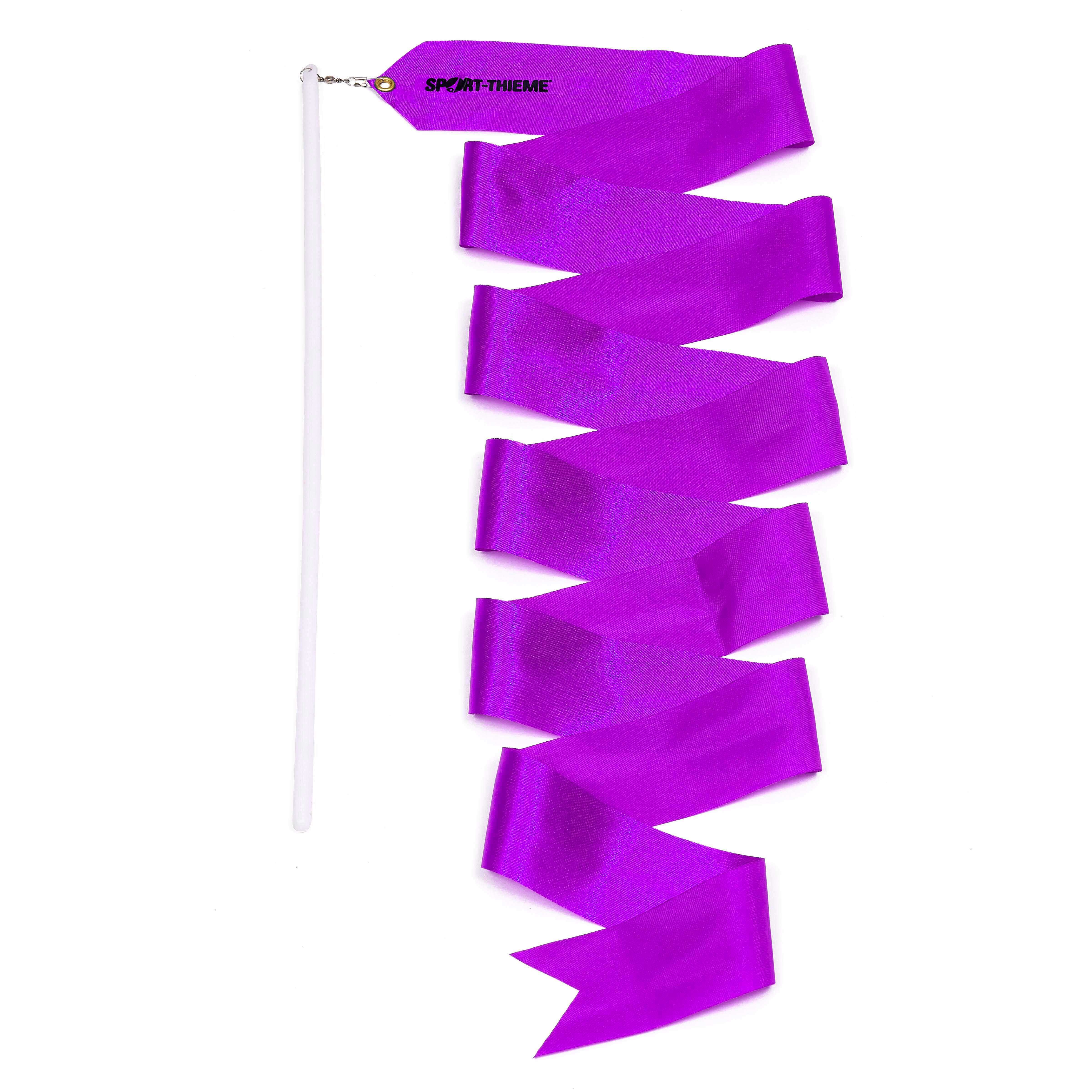 Sport-Thieme Gymnastikband mit Stab „2 m“, Violett