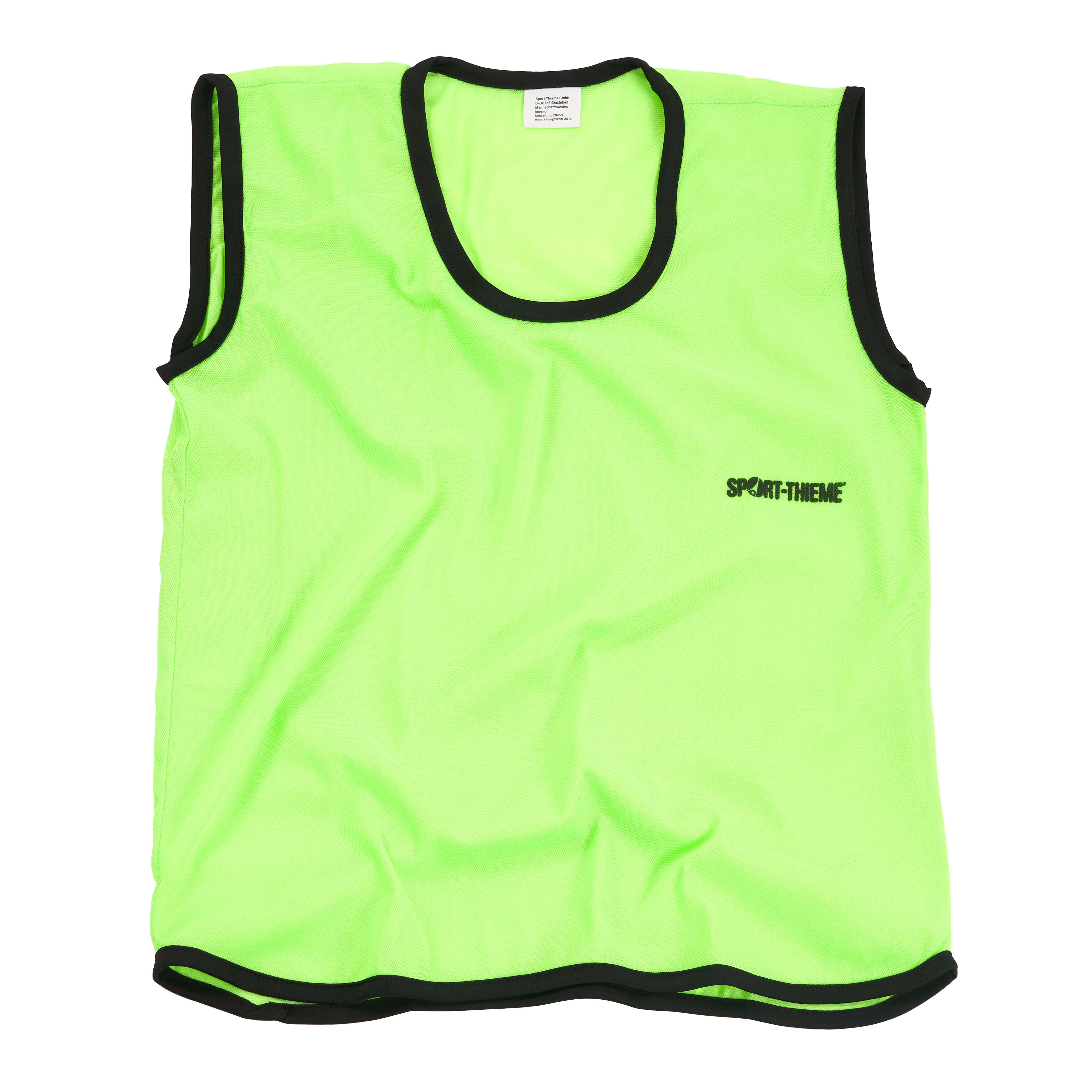 Sport-Thieme Kennzeichnungsweste „Stretch Premium“, Grün, Jugend, (BxL) ca. 50×65 cm