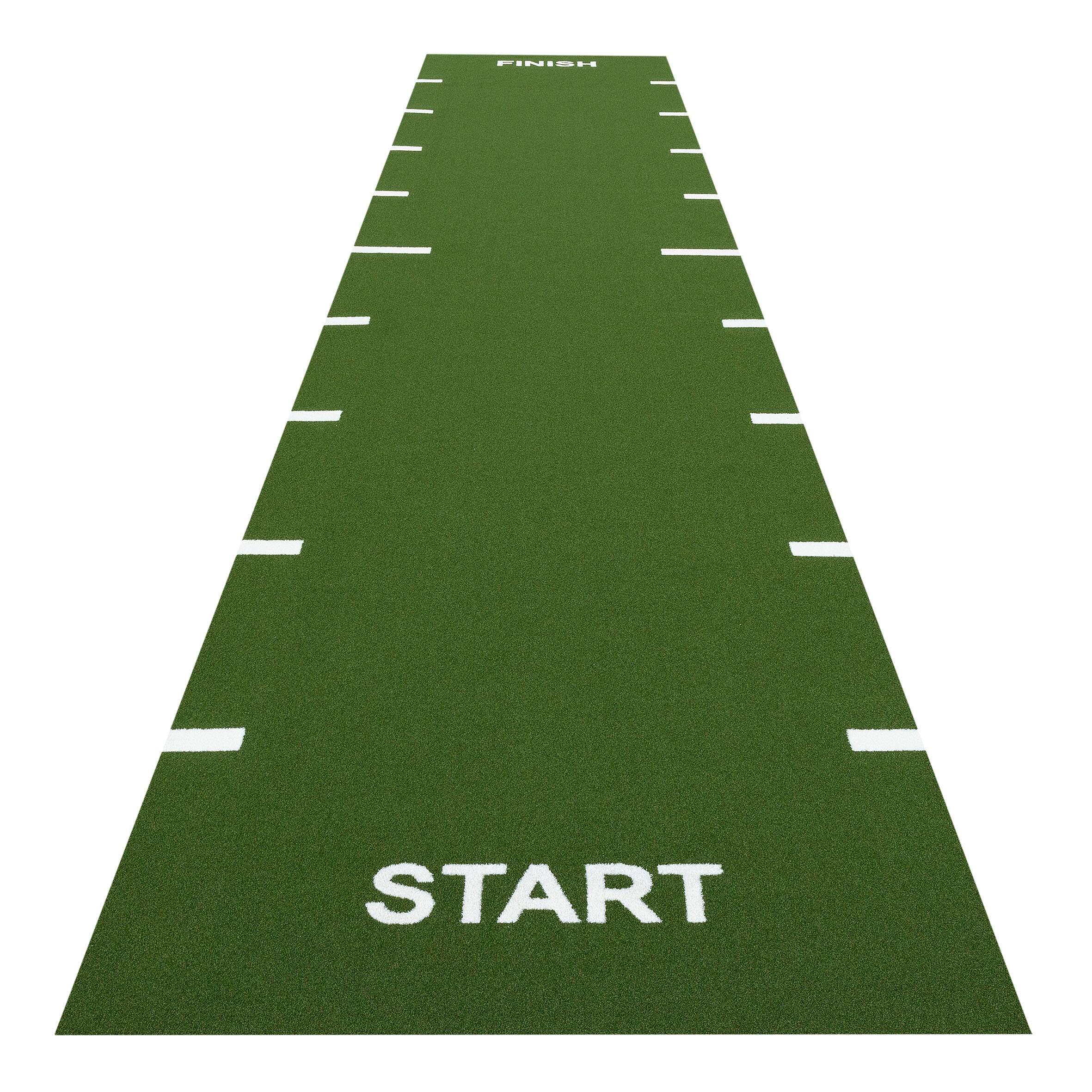 Sprint Tracks Sprintbahn „Start & Finish“, Grün, 10,00×2,00 m
